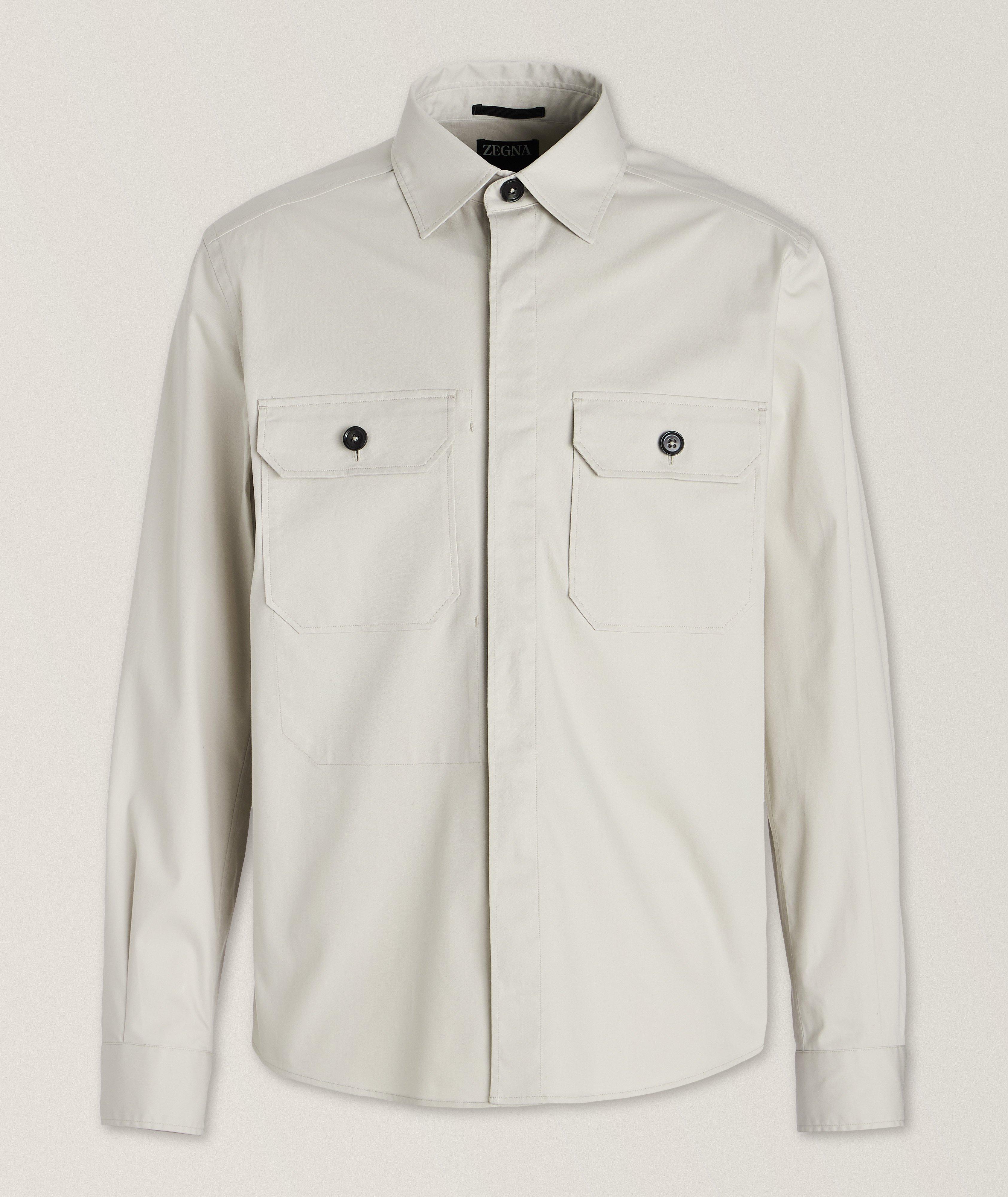 Premium Cotton Utility Overshirt image 0