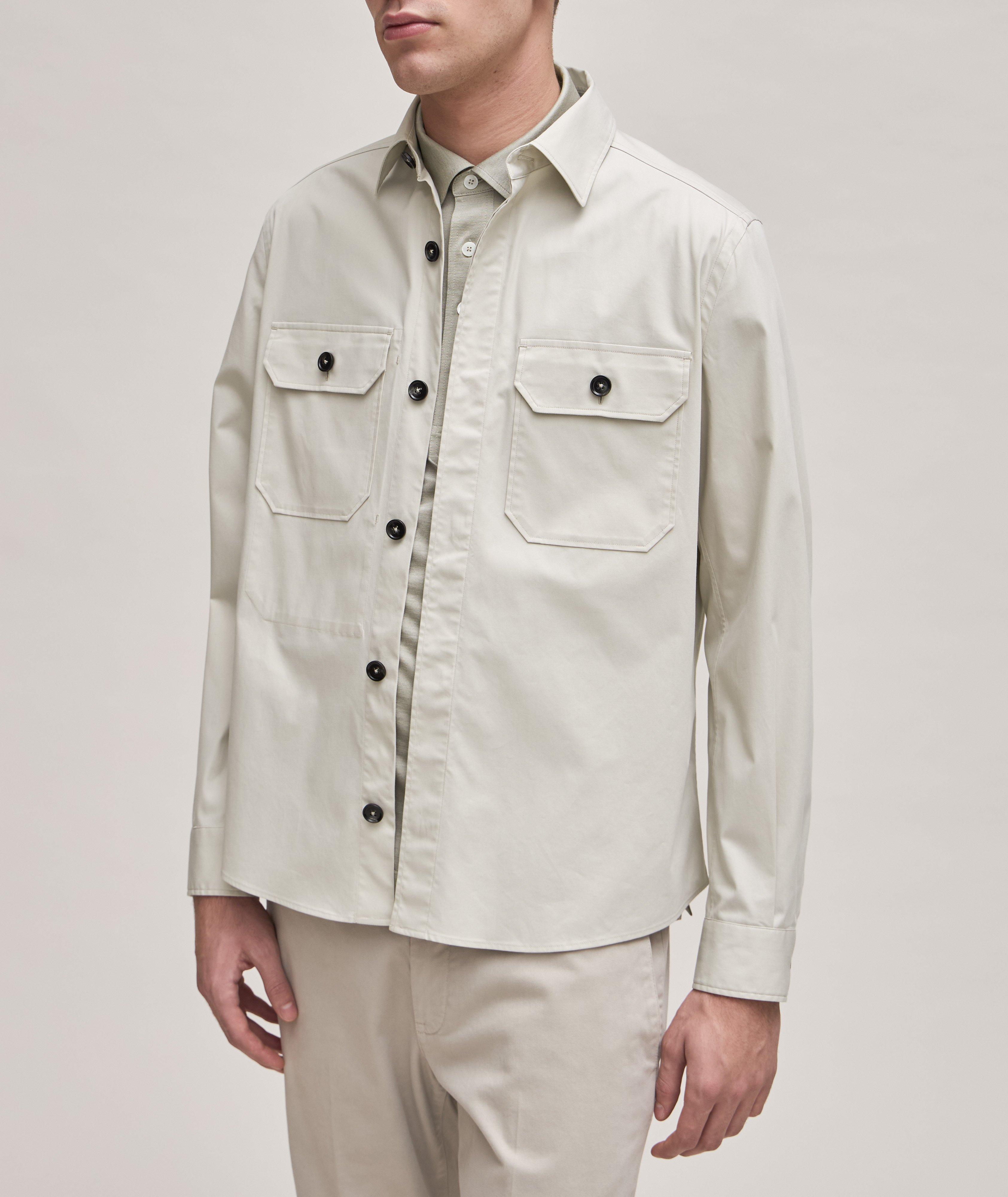 Premium Cotton Utility Overshirt image 1