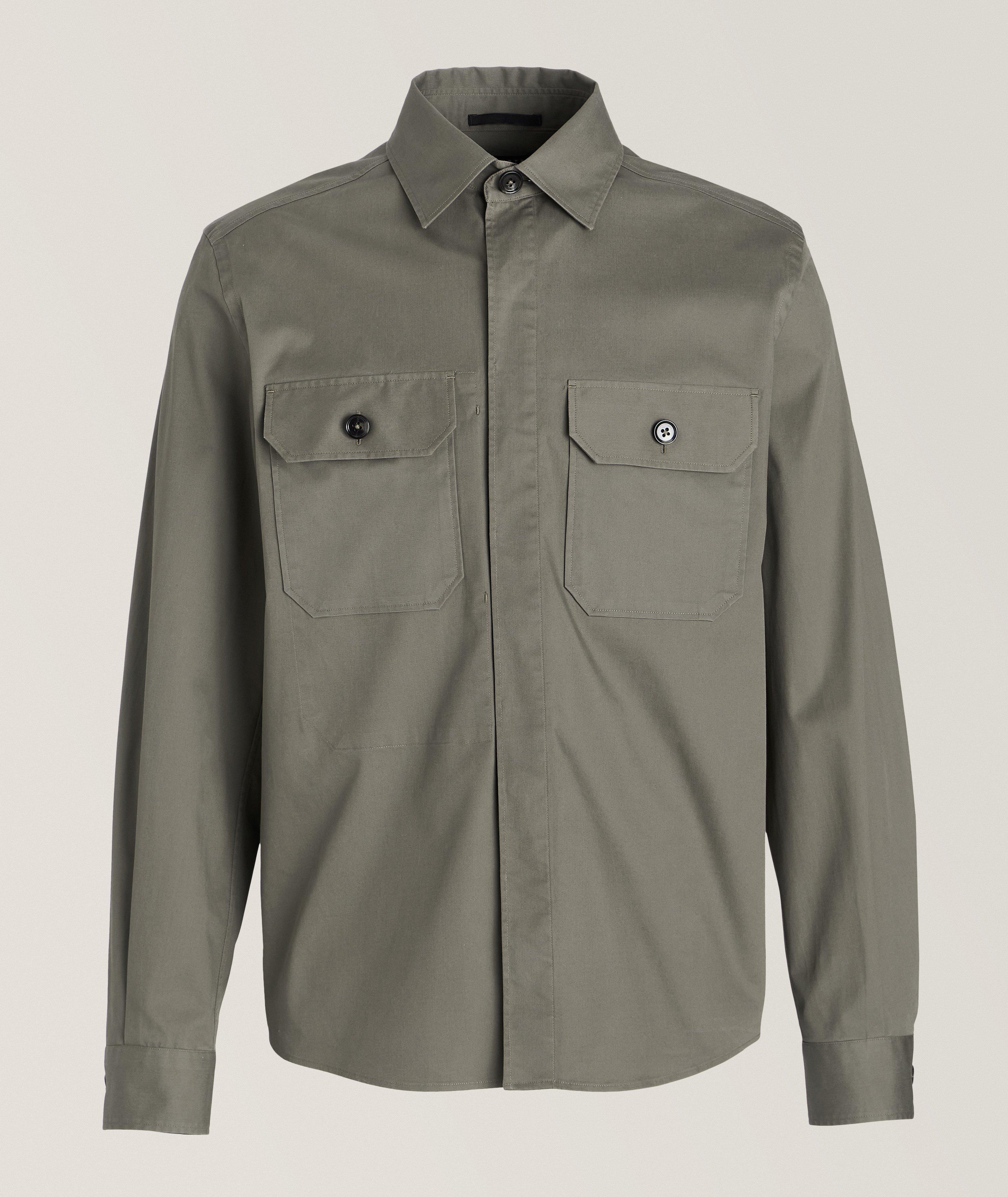 Premium Cotton Utility Overshirt image 0