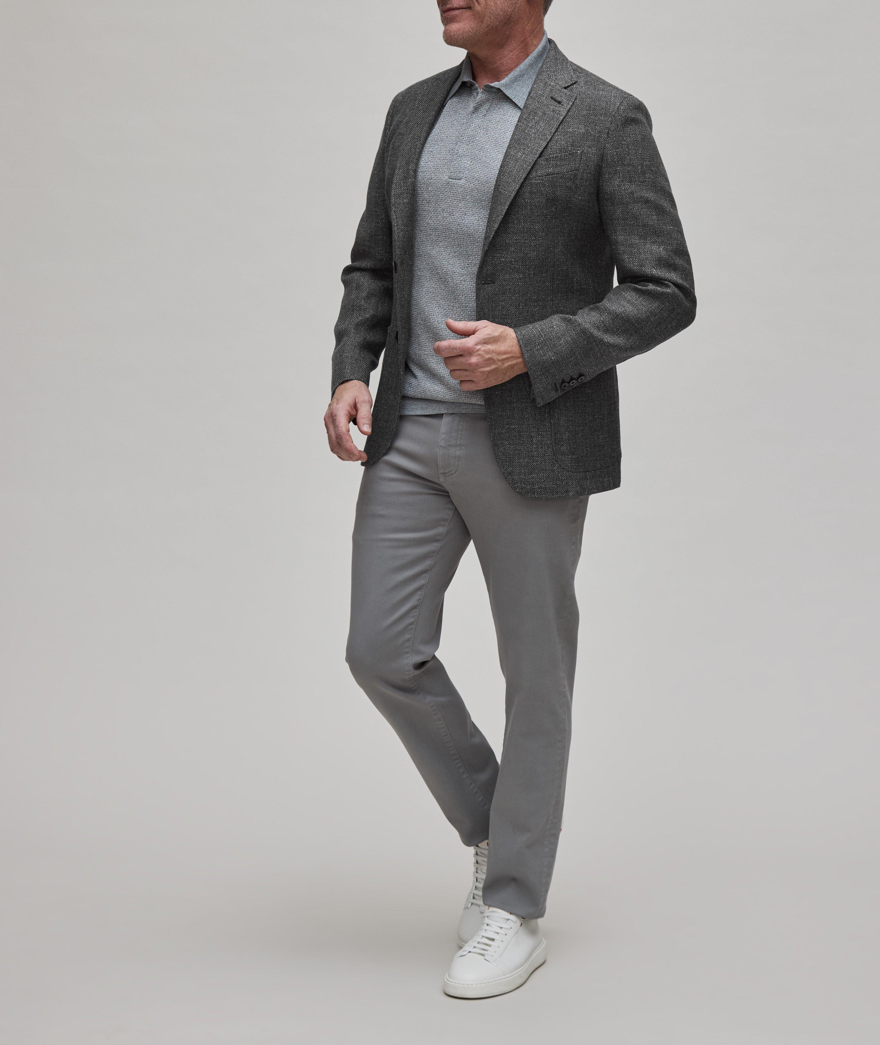 Textured Wool-Linen Sport Jacket image 3