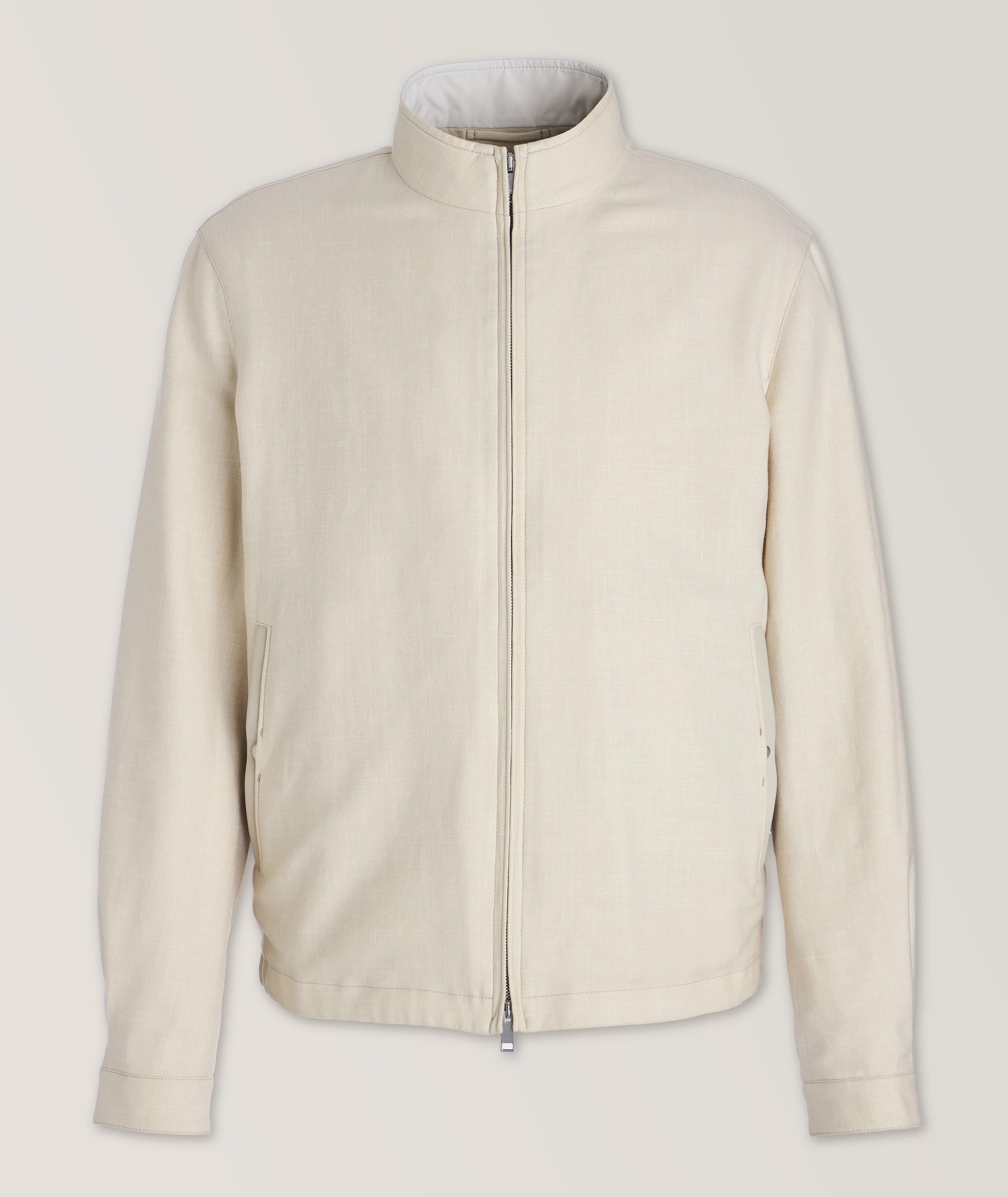 Elements Oasi Cashmere-Linen Blouson image 0