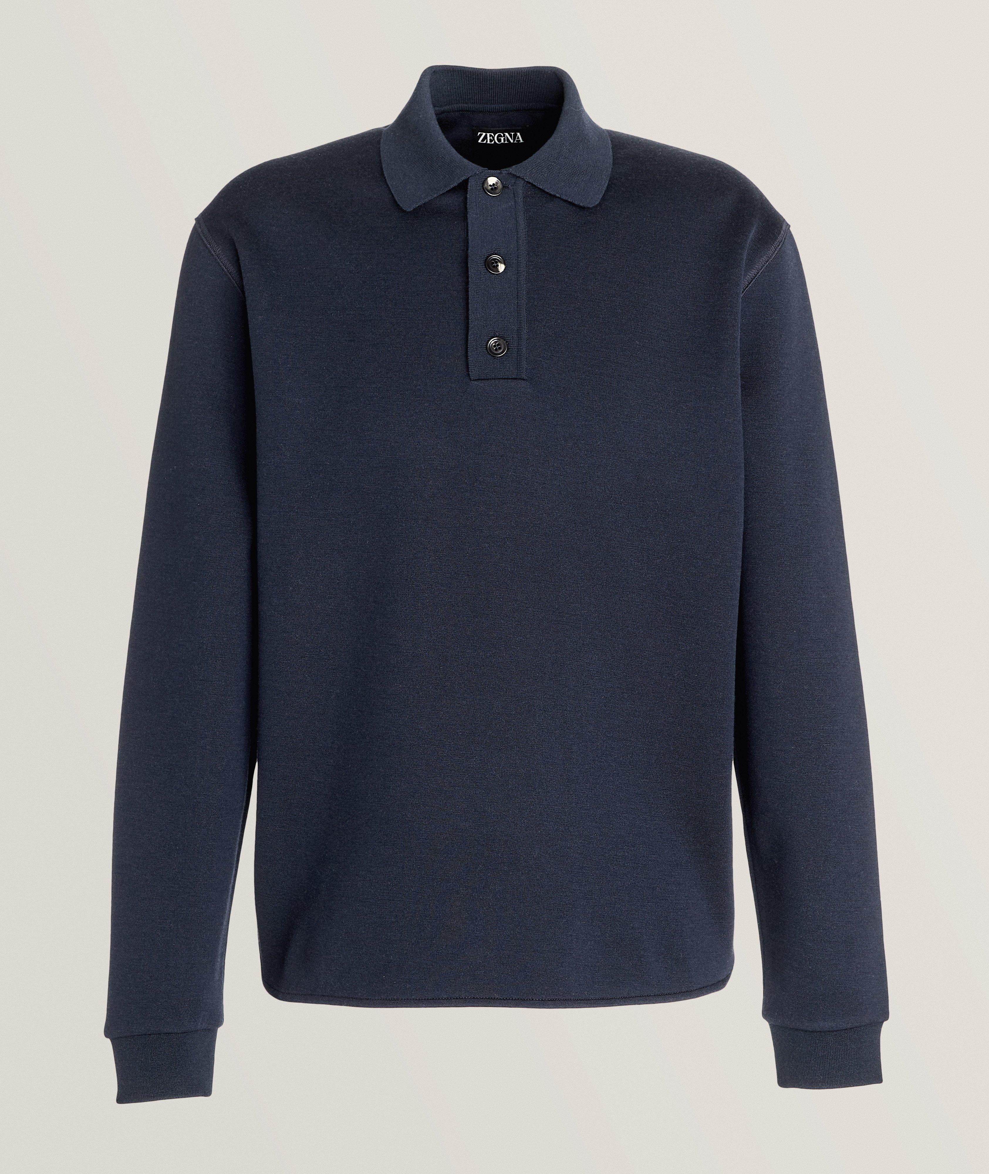 High Performance Wool-Cotton Blend Polo image 0