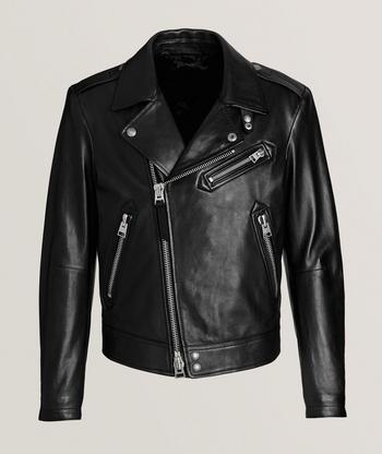 TOM FORD Icon Calfskin Leather Biker Jacket Leather Harry Rosen