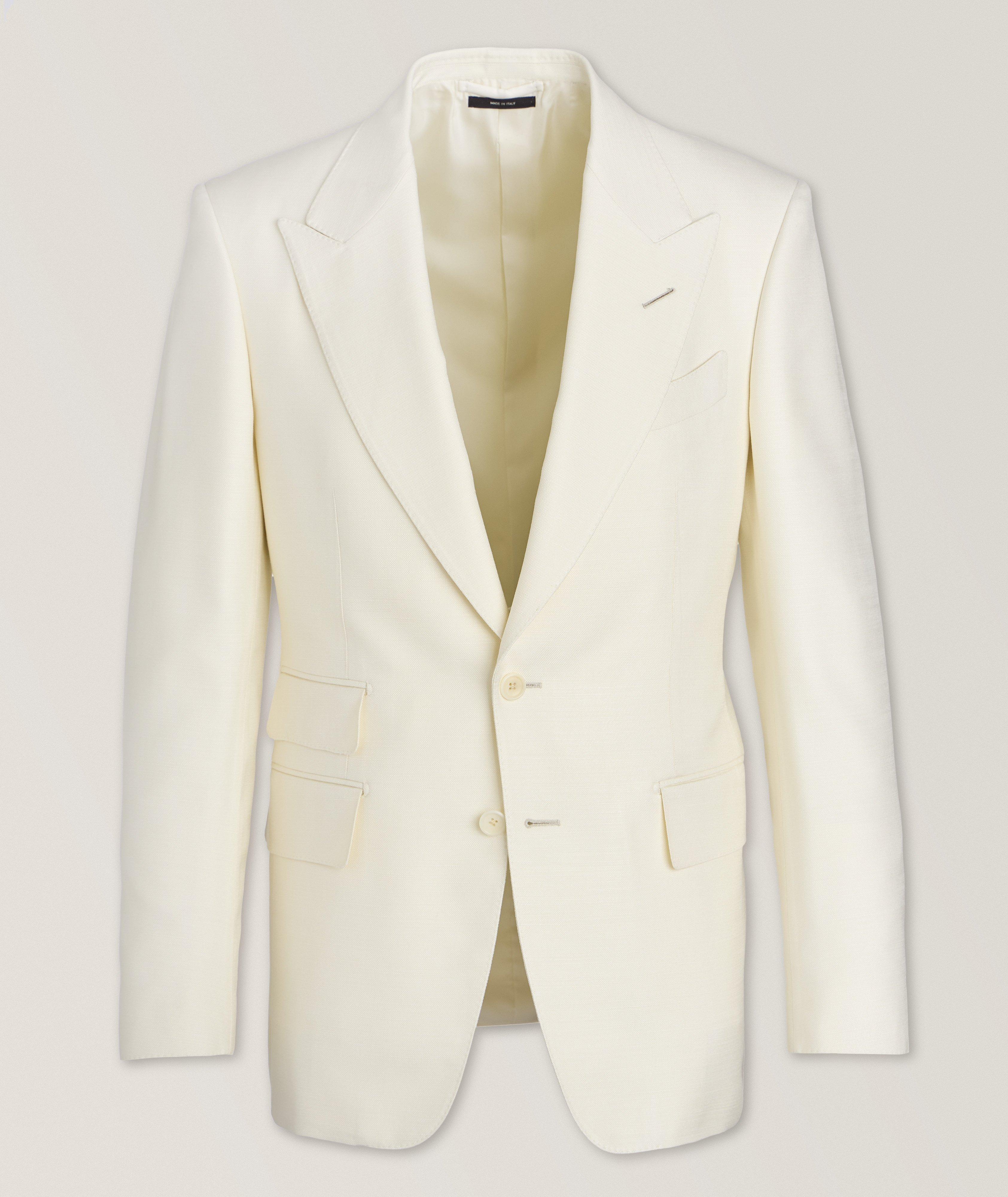 Tom Ford Veston Shelton En Soie En Beige , Taille Homme 38