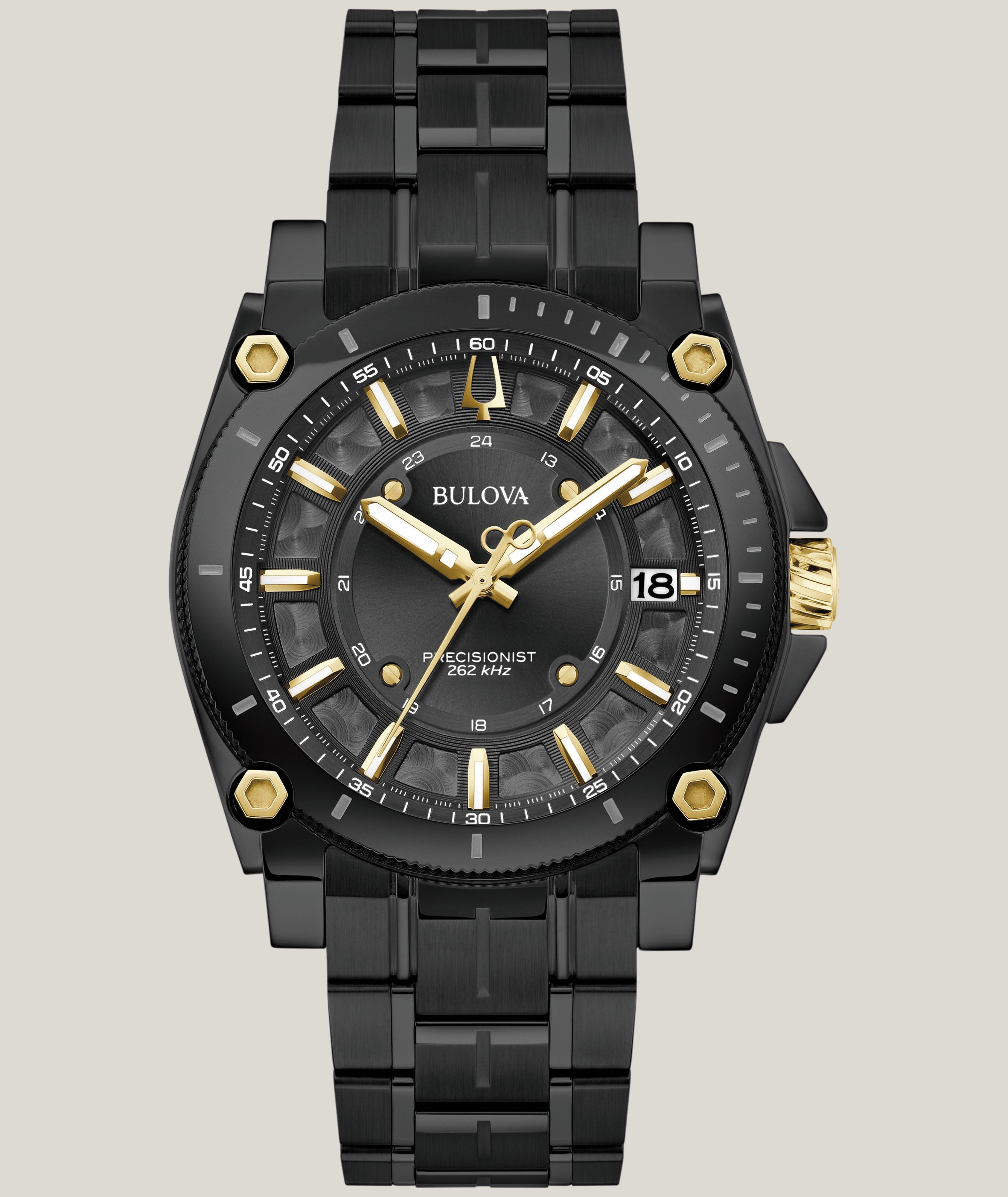 Bulova Montre Automatique, Collection Icon En Noir