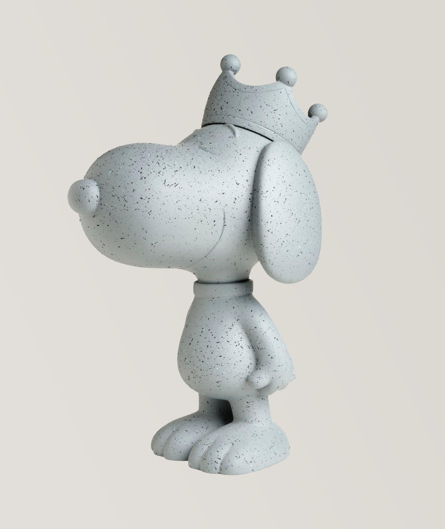 Leblon Delienne Figurine Snoopy En Résine En Gris