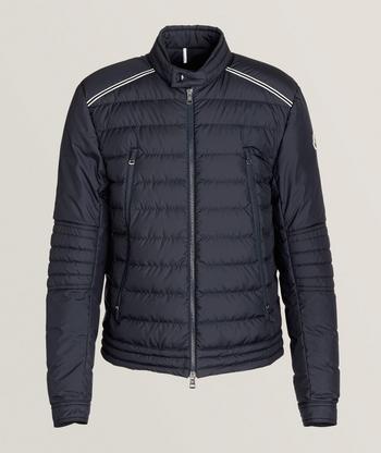 Moncler Quilted Front Hybrid Cardigan | Sweaters & Knits | Harry Rosen