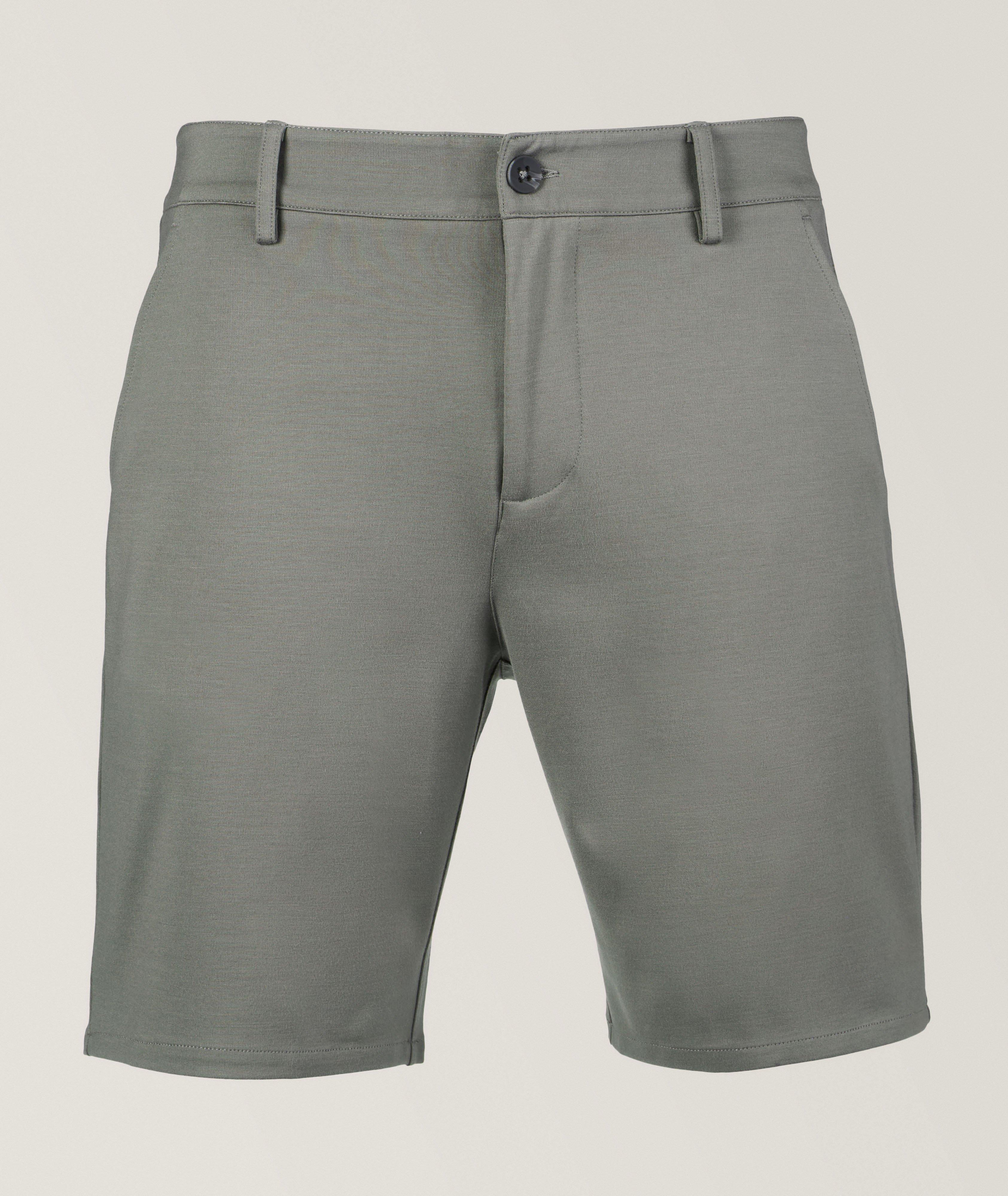Stretch-Viscose Blend Shorts image 0