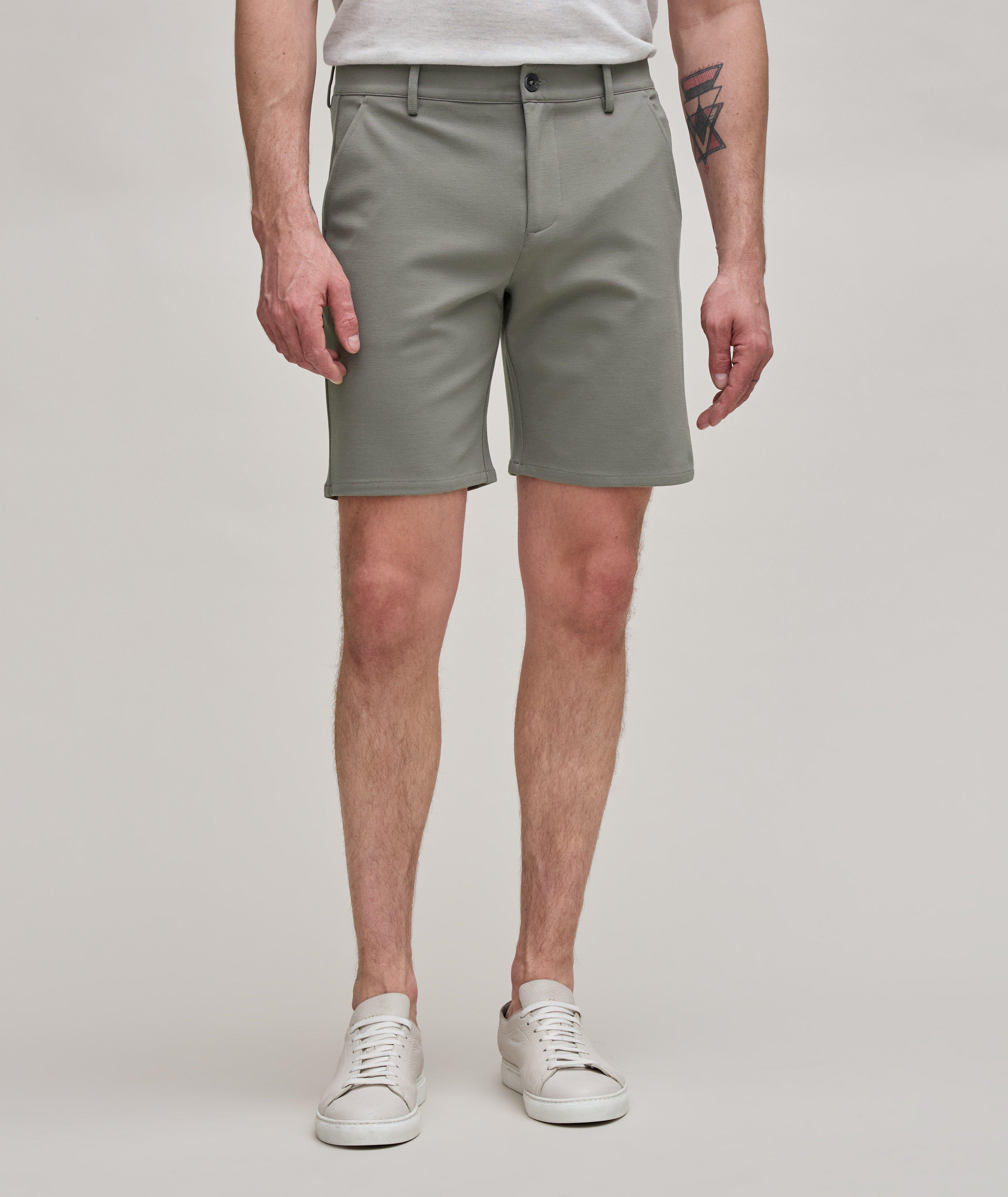 Stretch-Viscose Blend Shorts image 1