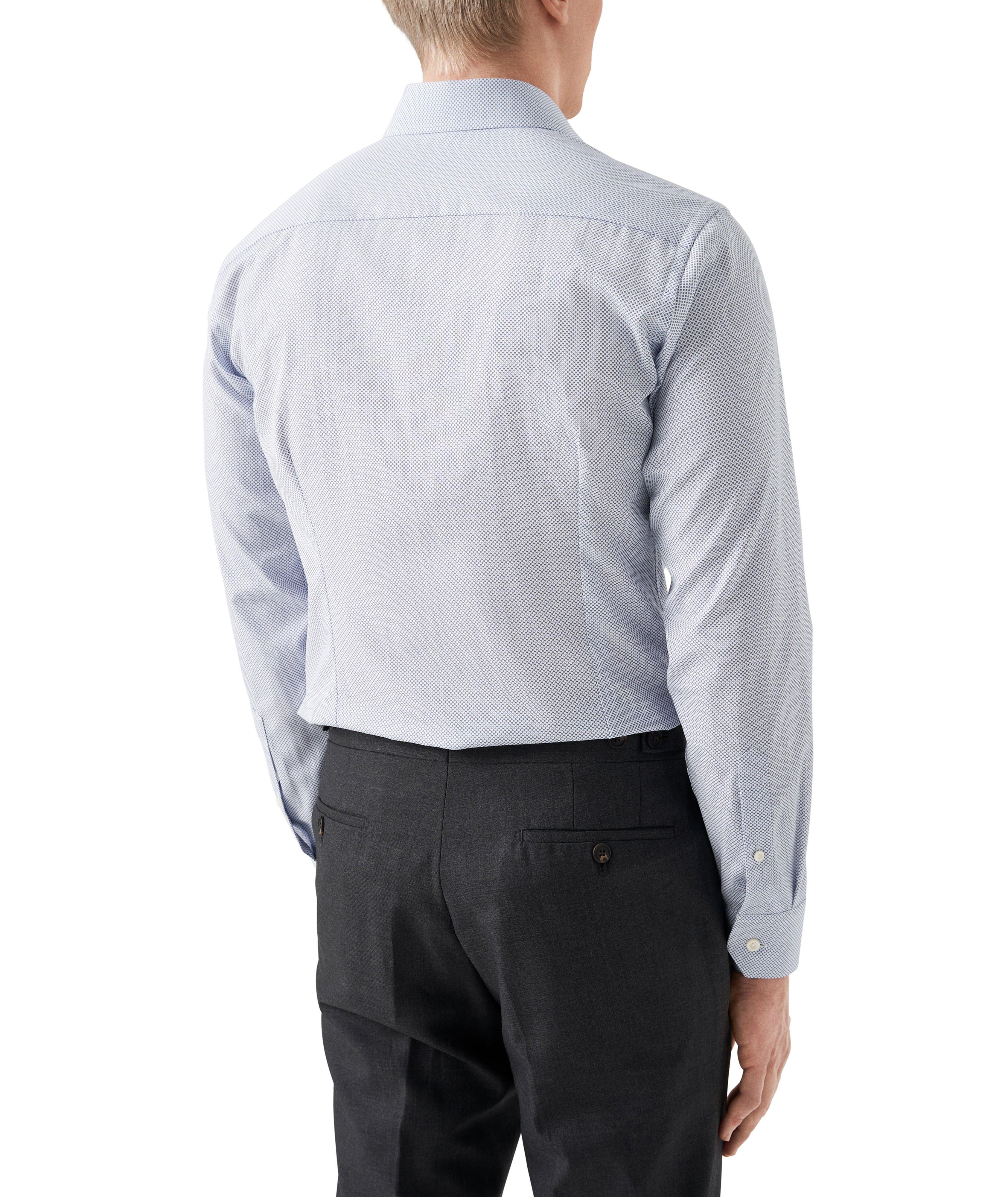 Micro Print Signature Poplin Shirt  image 2