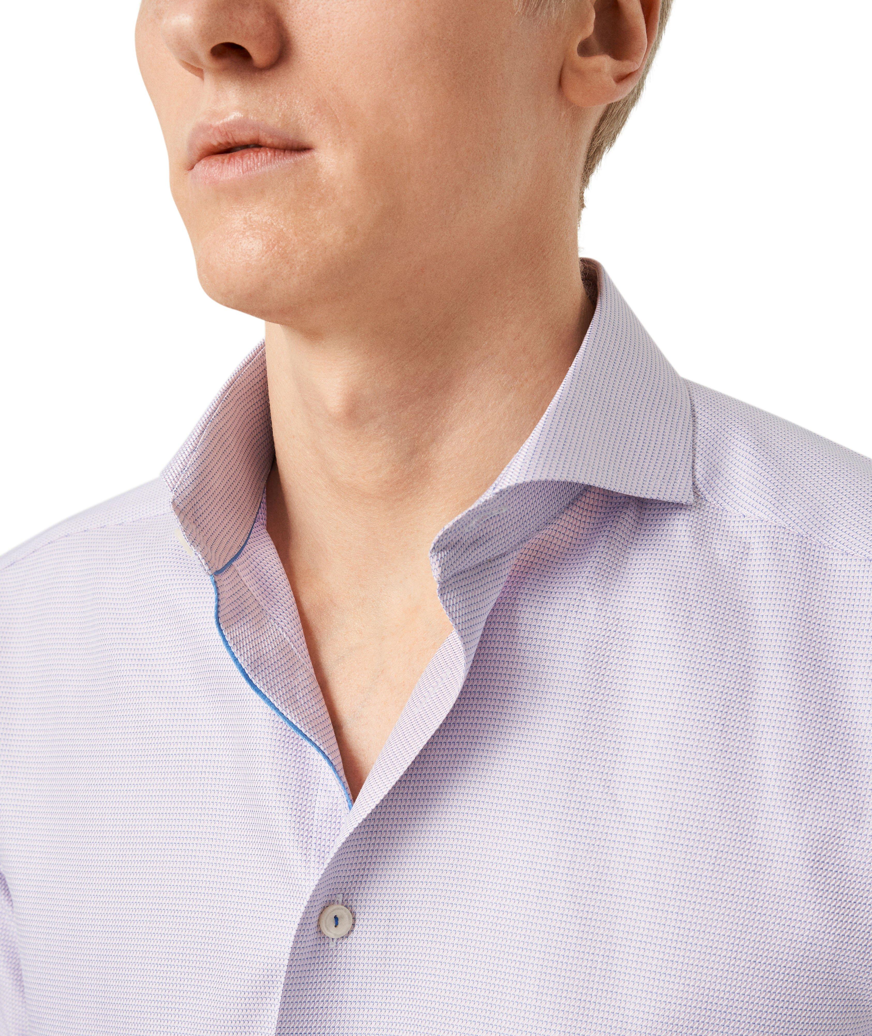 Semi Solid Signature Twill Shirt  image 3