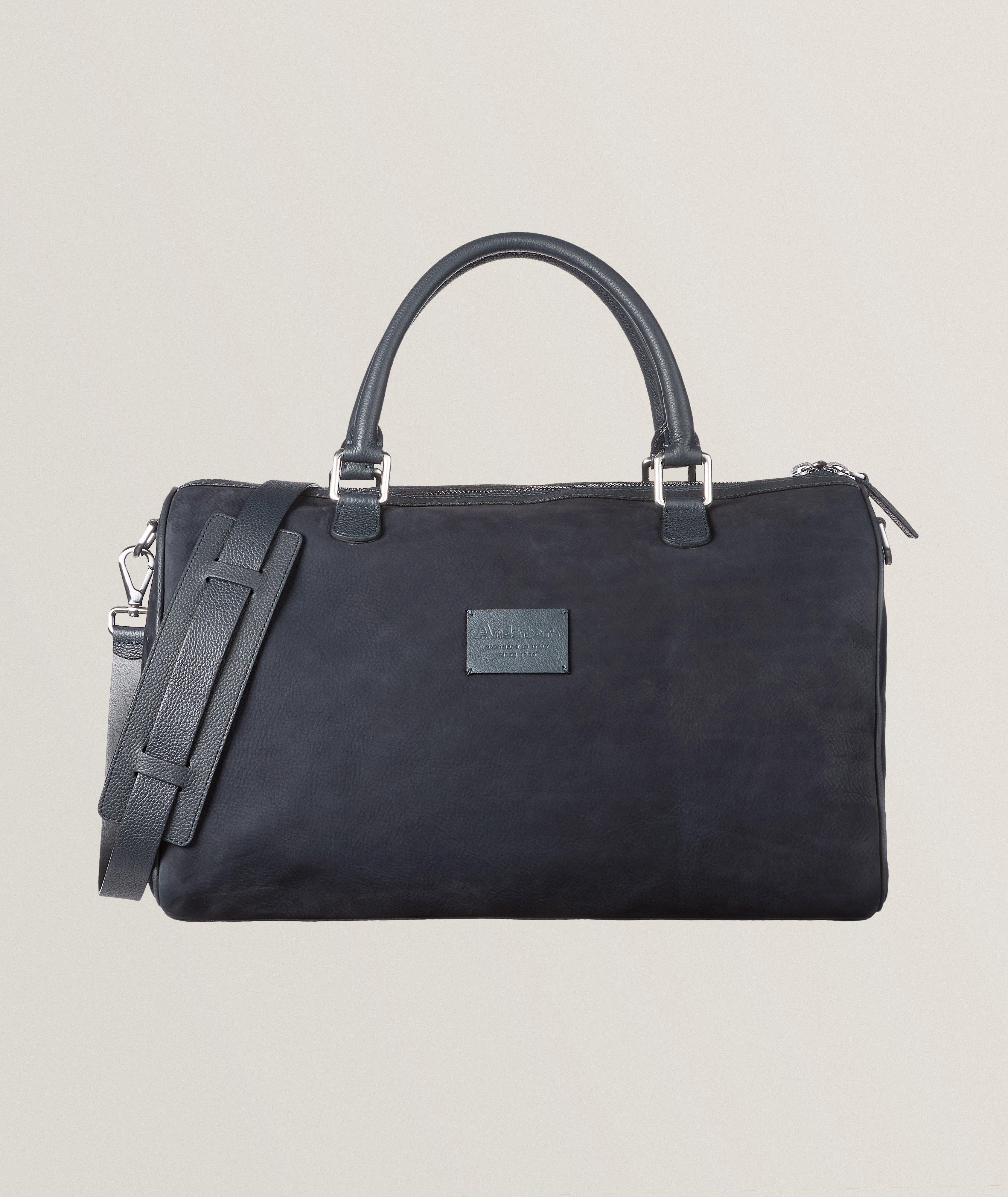 Anderson's Sac Polochon En Nubuck En Bleu