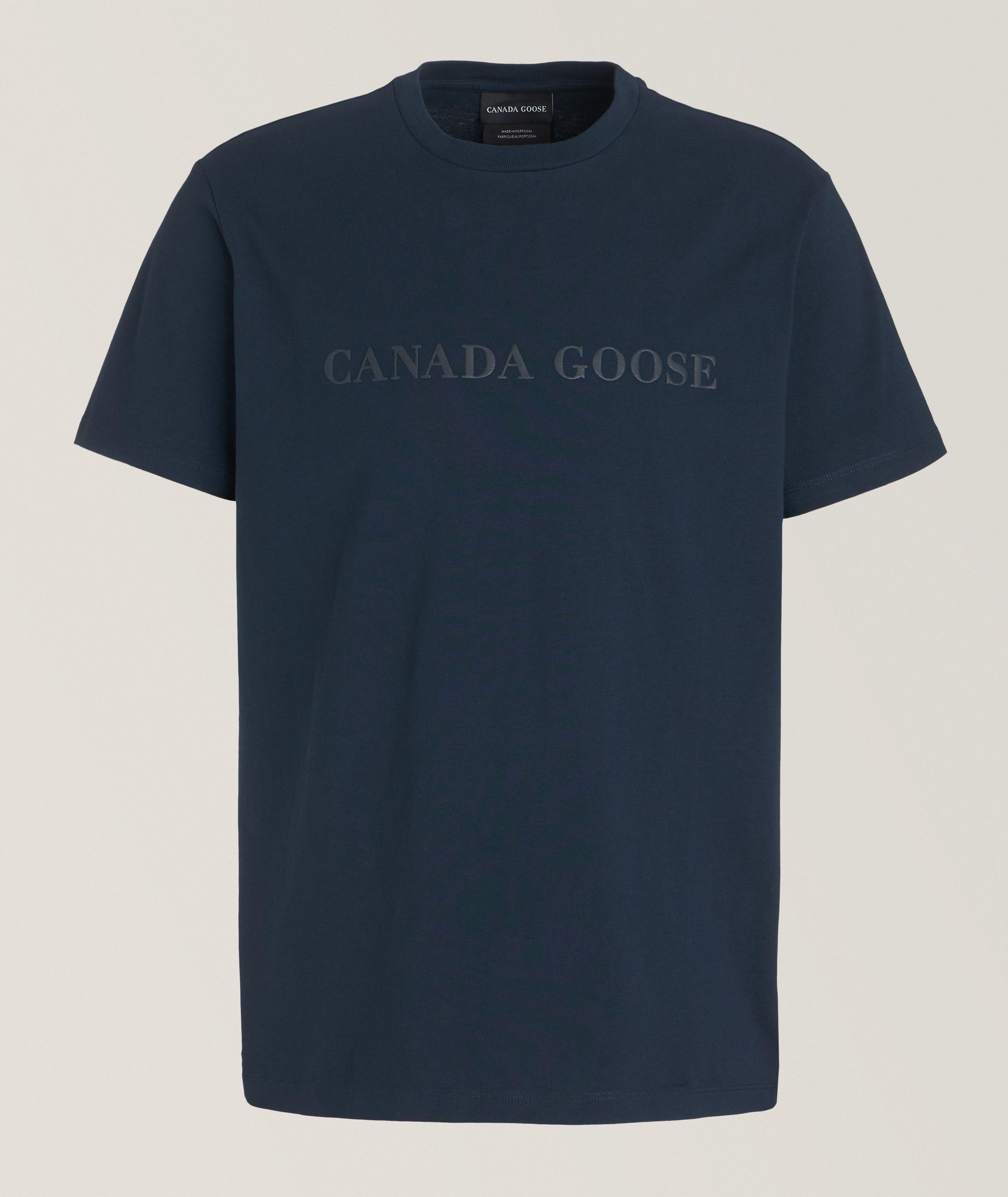 Canada Goose T-Shirt Emerson En Coton Avec Logo En Bleu , Taille Homme Moyen