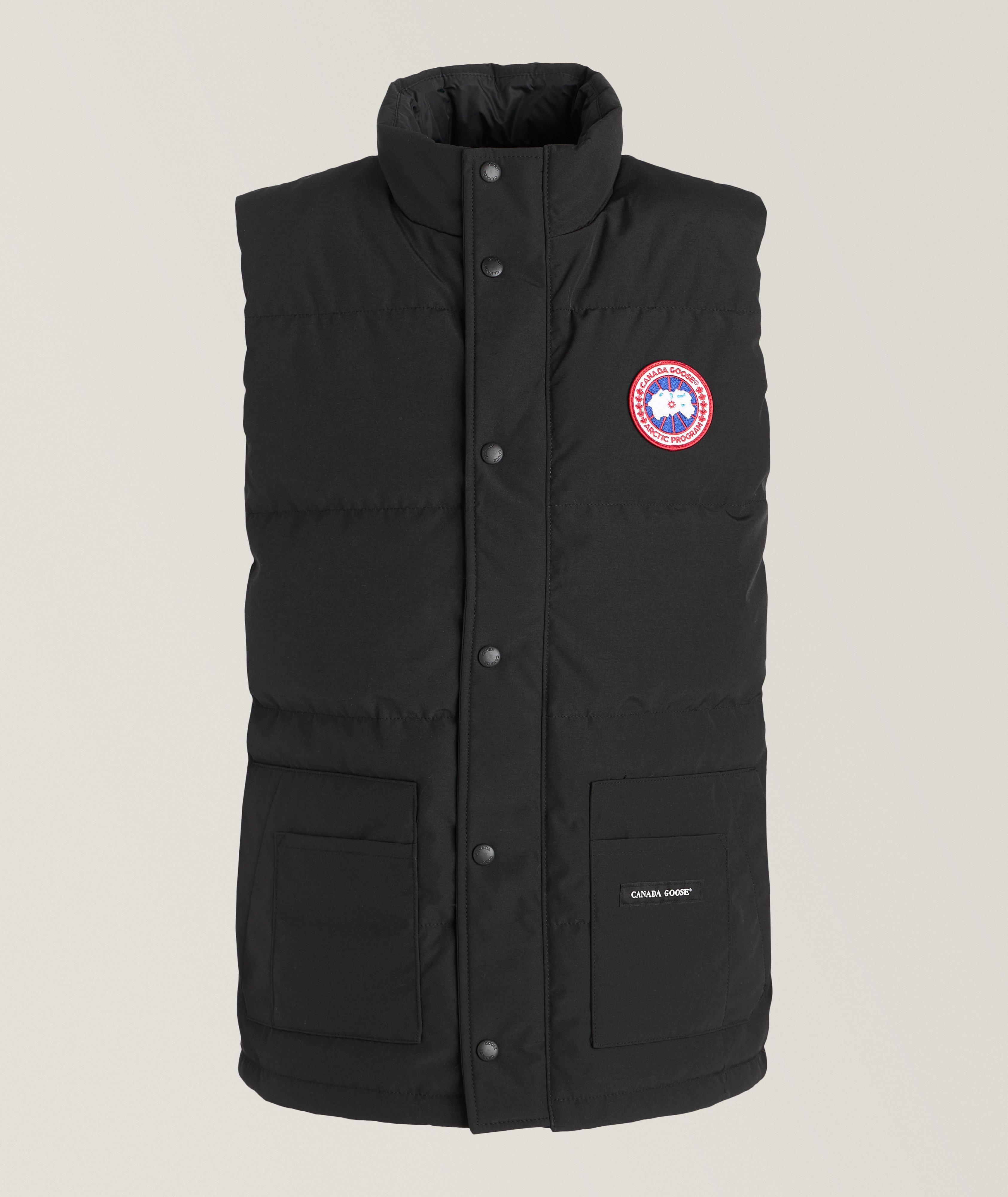 Canada Goose Veste Freestyle À Col Montant En Noir , Taille Homme Moyen