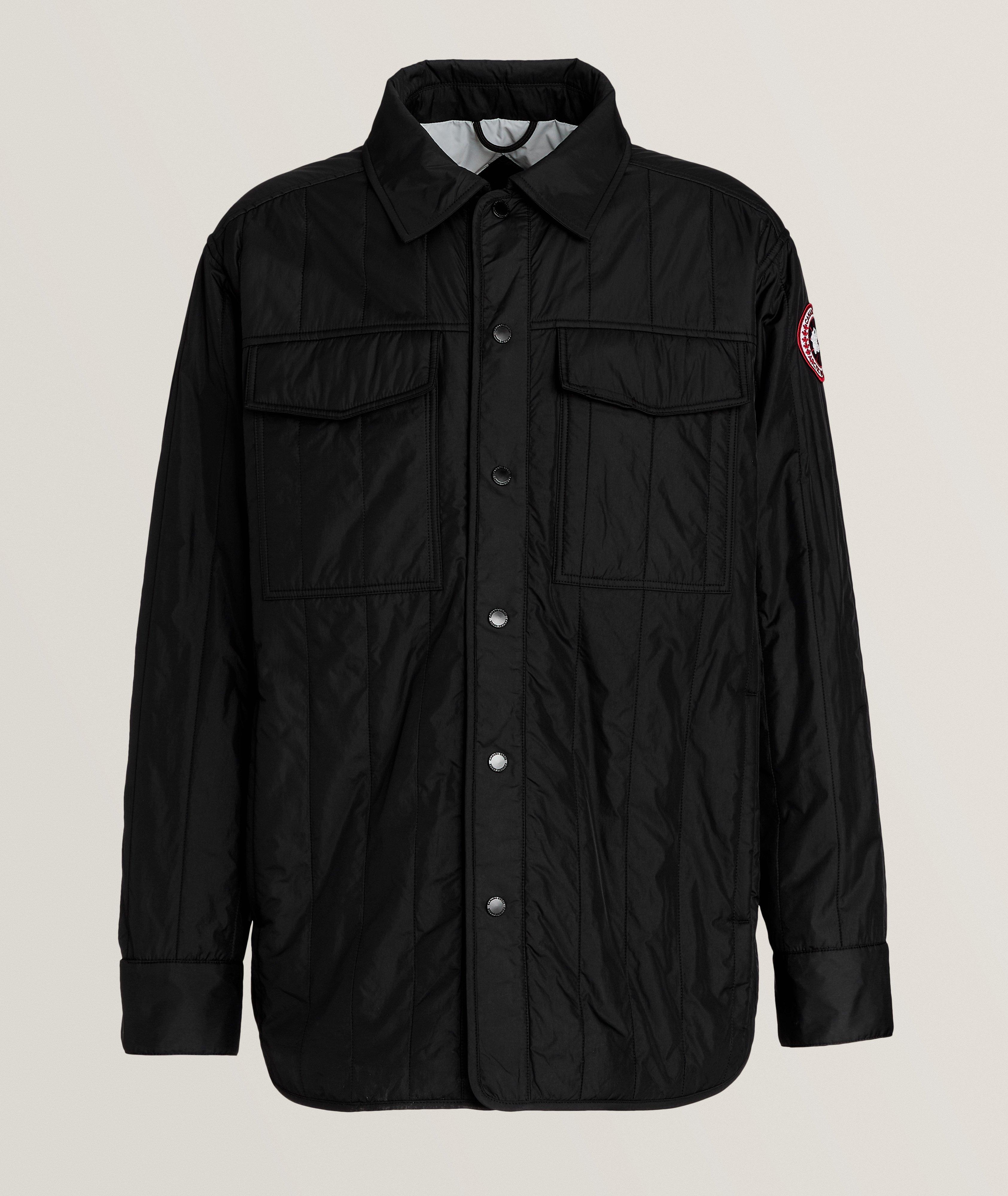 Canada Goose Surchemise Carlyle Surpiquée En Noir , Taille Homme TG