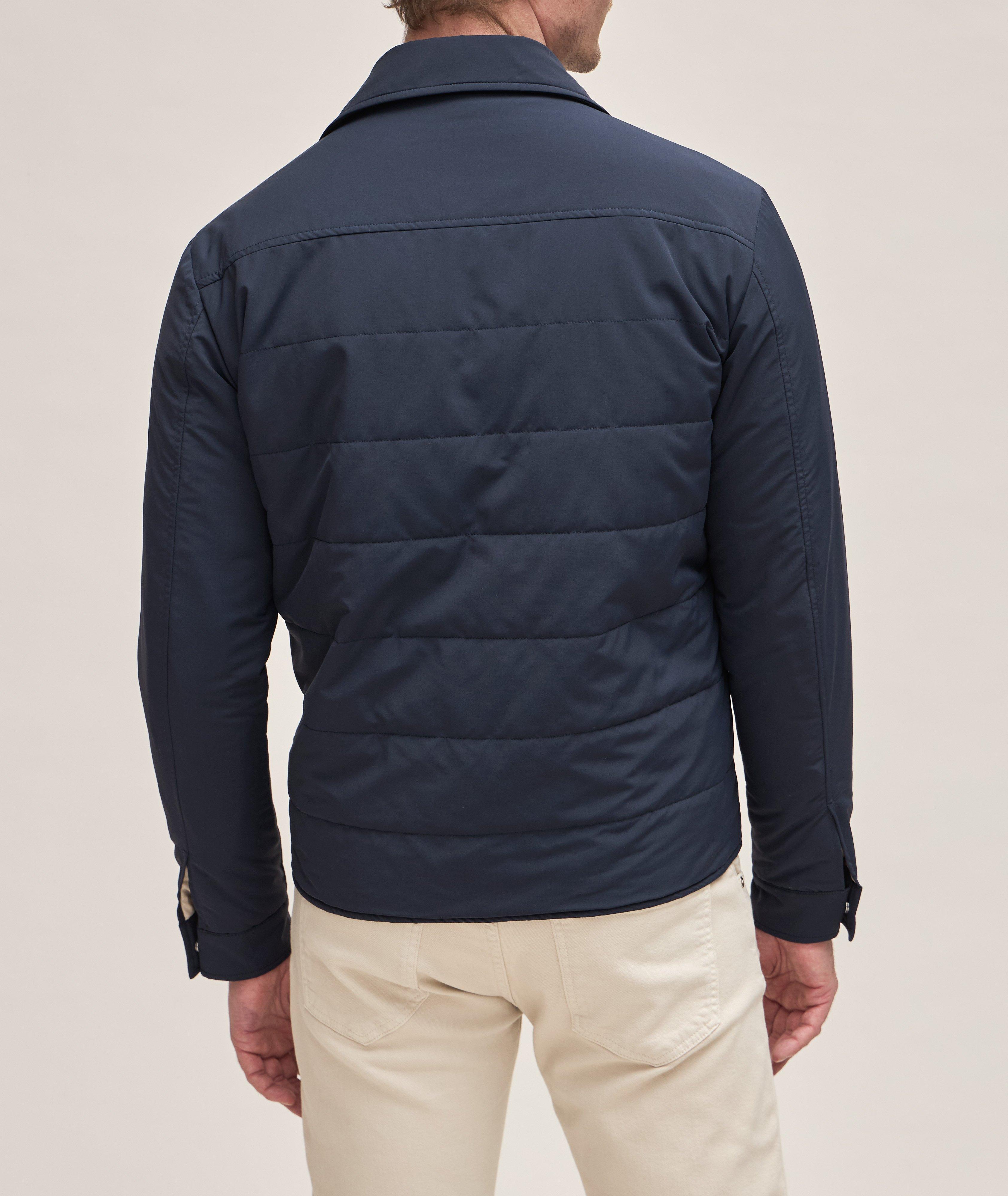 Platinum Collection Virgin Wool-Blend Overshirt image 2