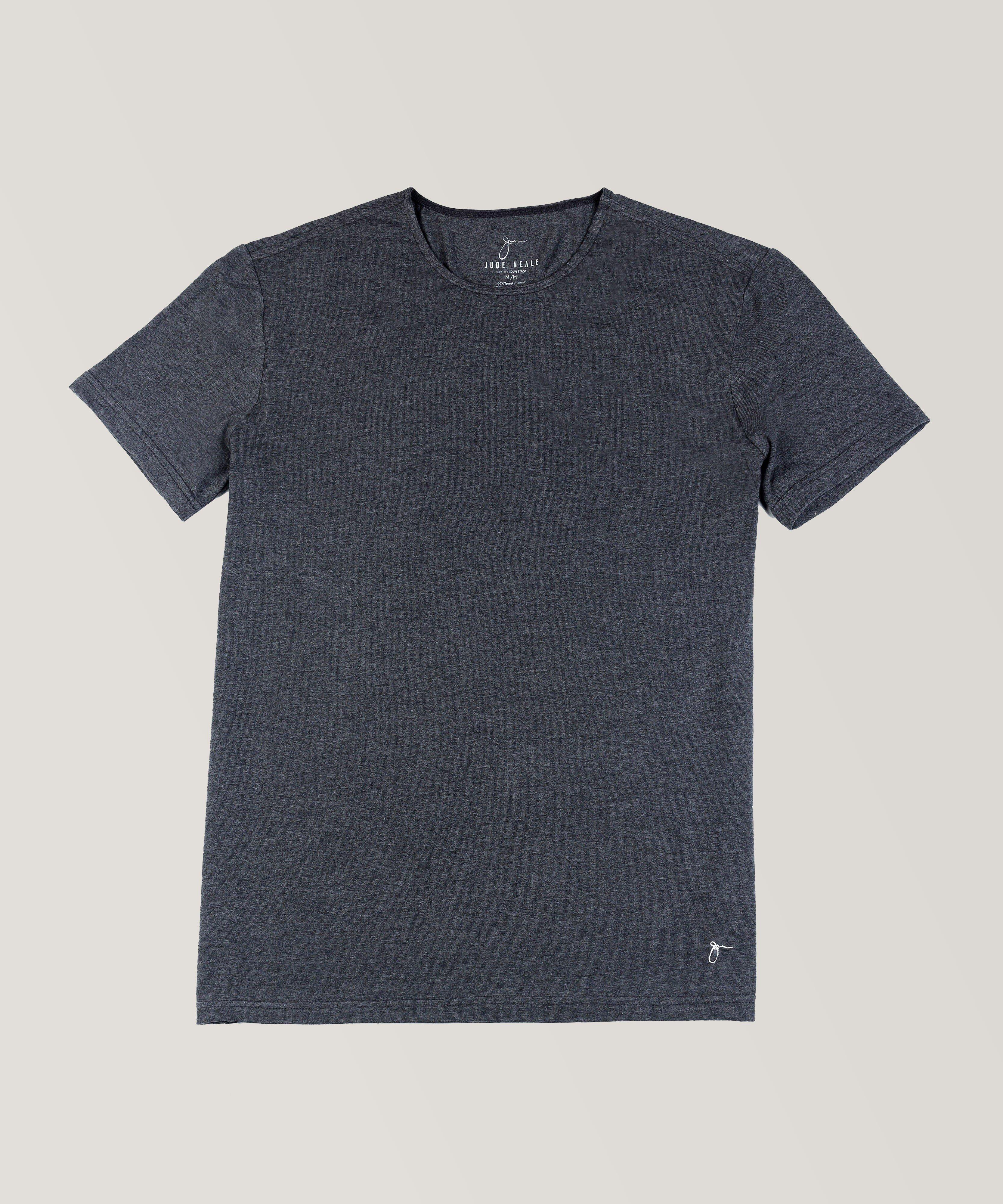 Jude Denim T-Shirt En Mélange De Lyocell En Gris , Taille Homme TTG