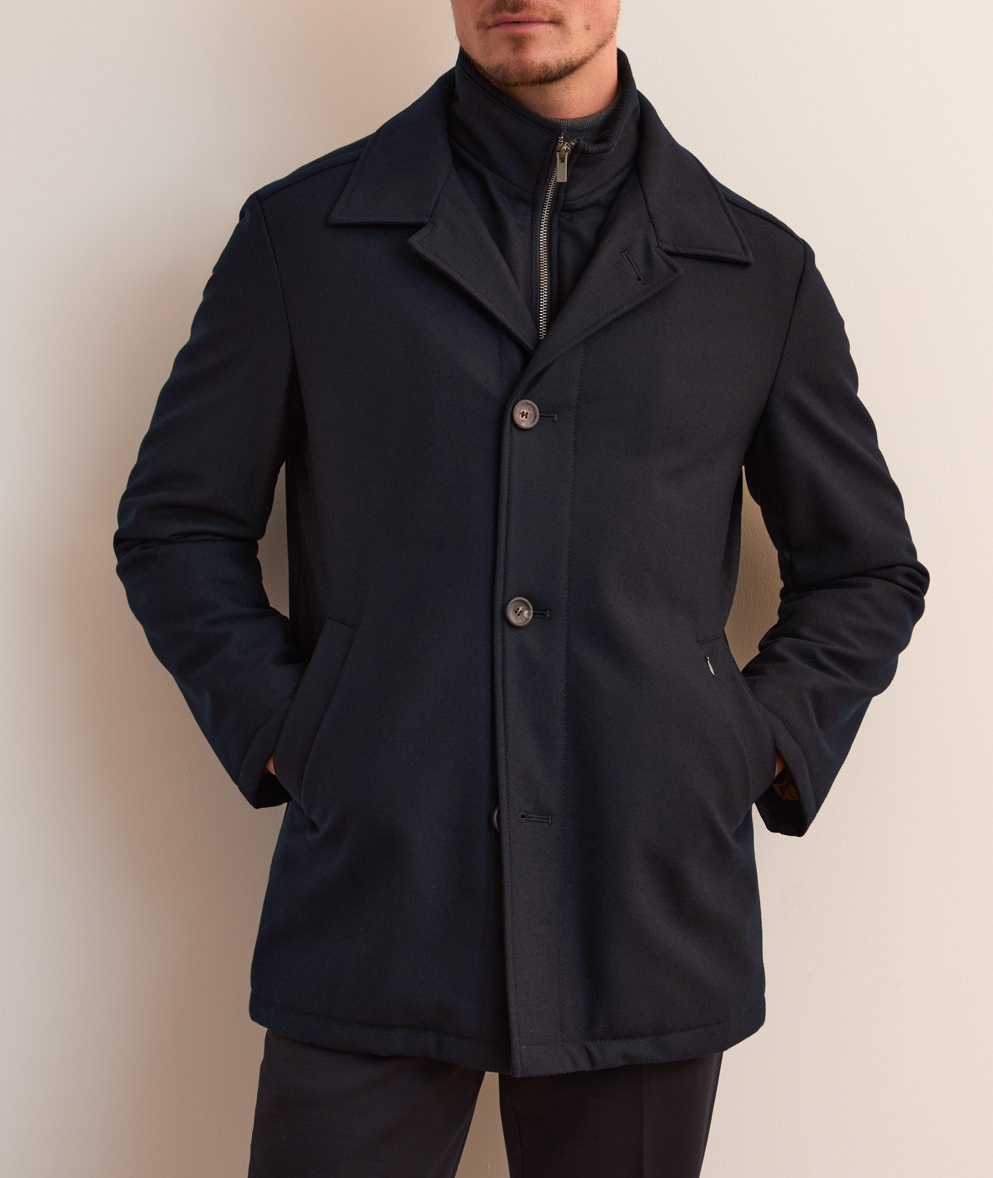 Manteau en laine extensible image 1