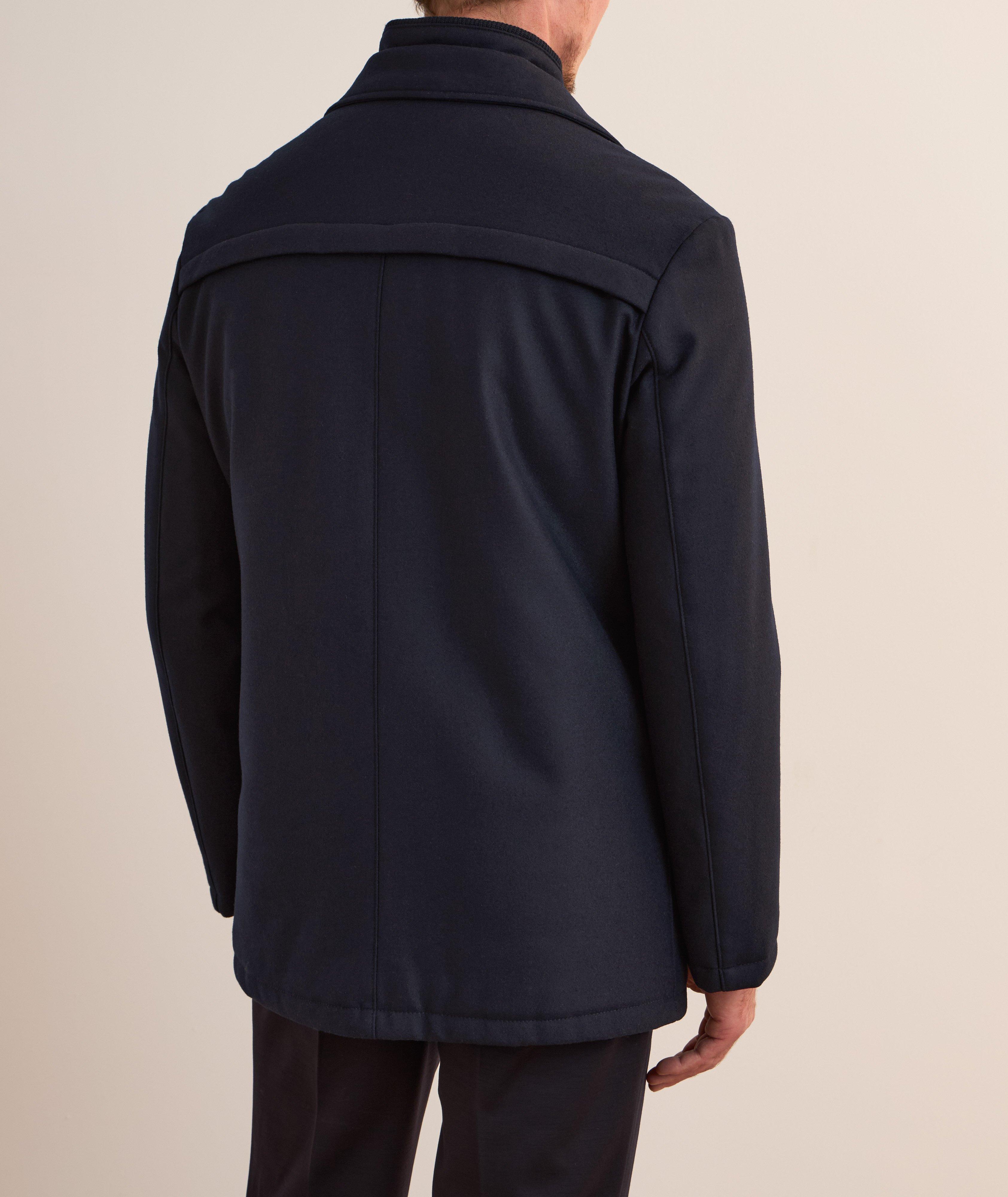 Manteau en laine extensible image 2