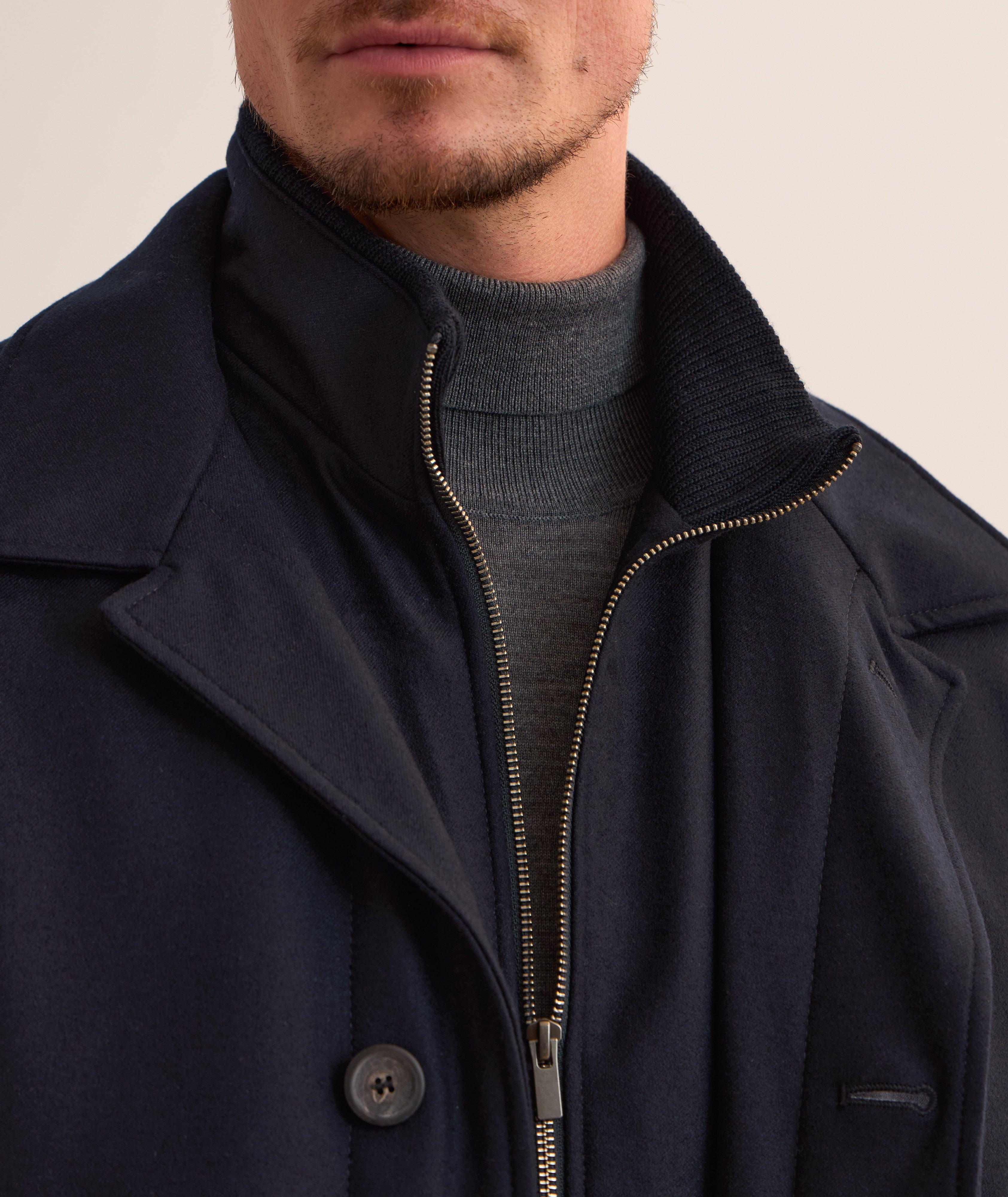 Manteau en laine extensible image 3