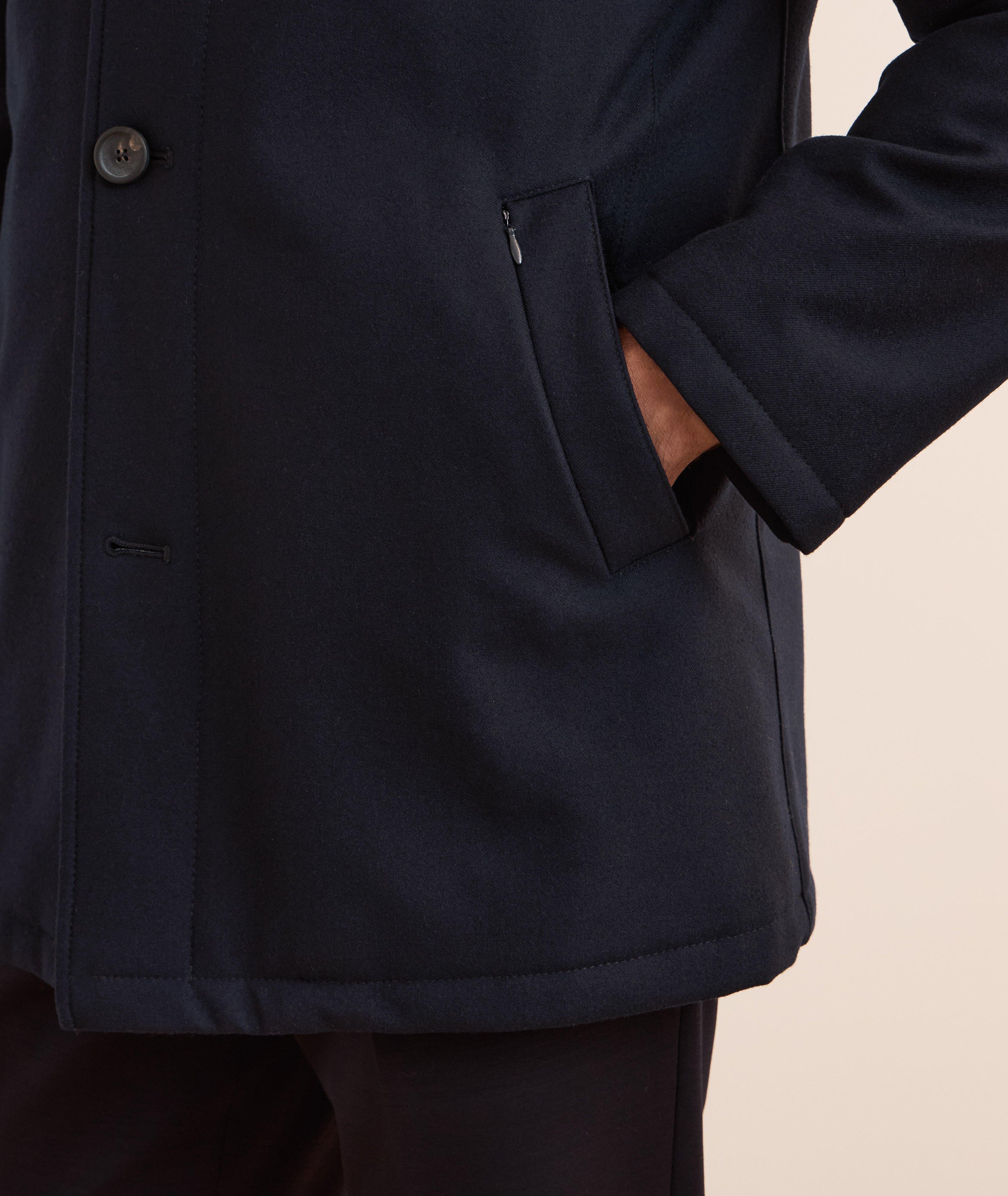 Manteau en laine extensible image 4