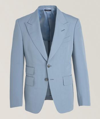 Light green Deconstructed single-breasted jacket, Jil Sander