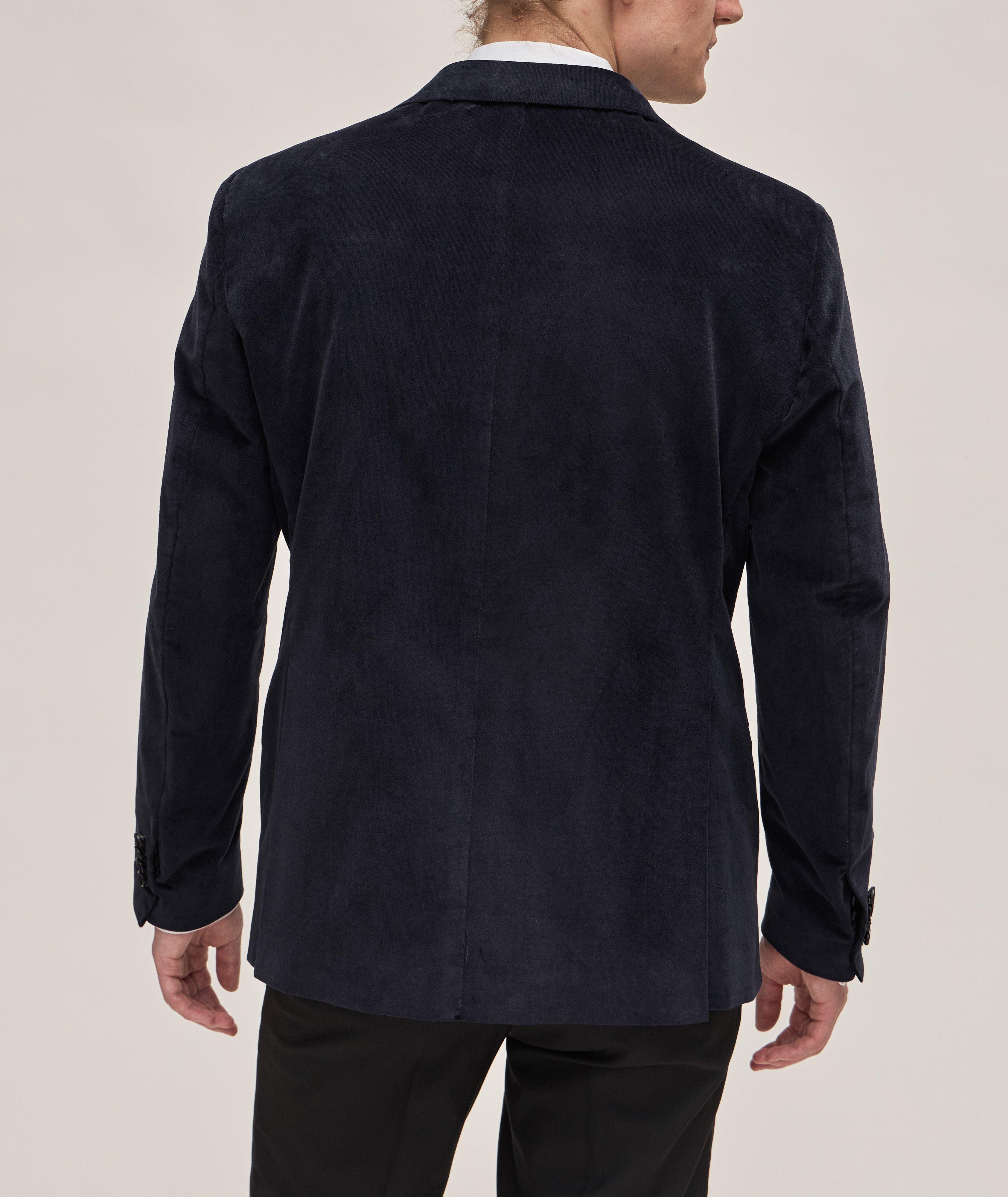 Duca Visconti di Modrone Stretch-Velvet Cocktail Jacket image 2