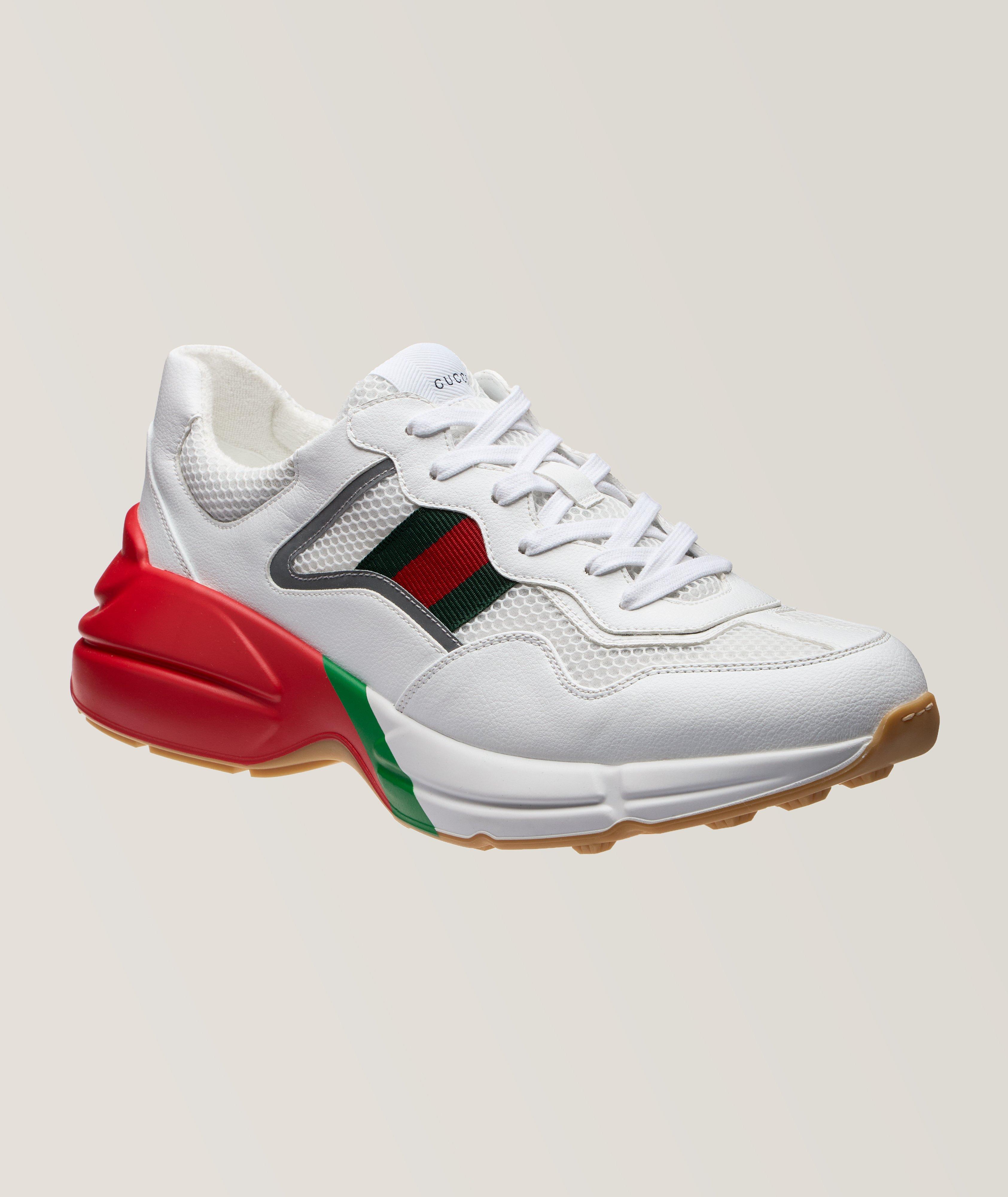 Rhyton Brand Striped Sneakers image 0