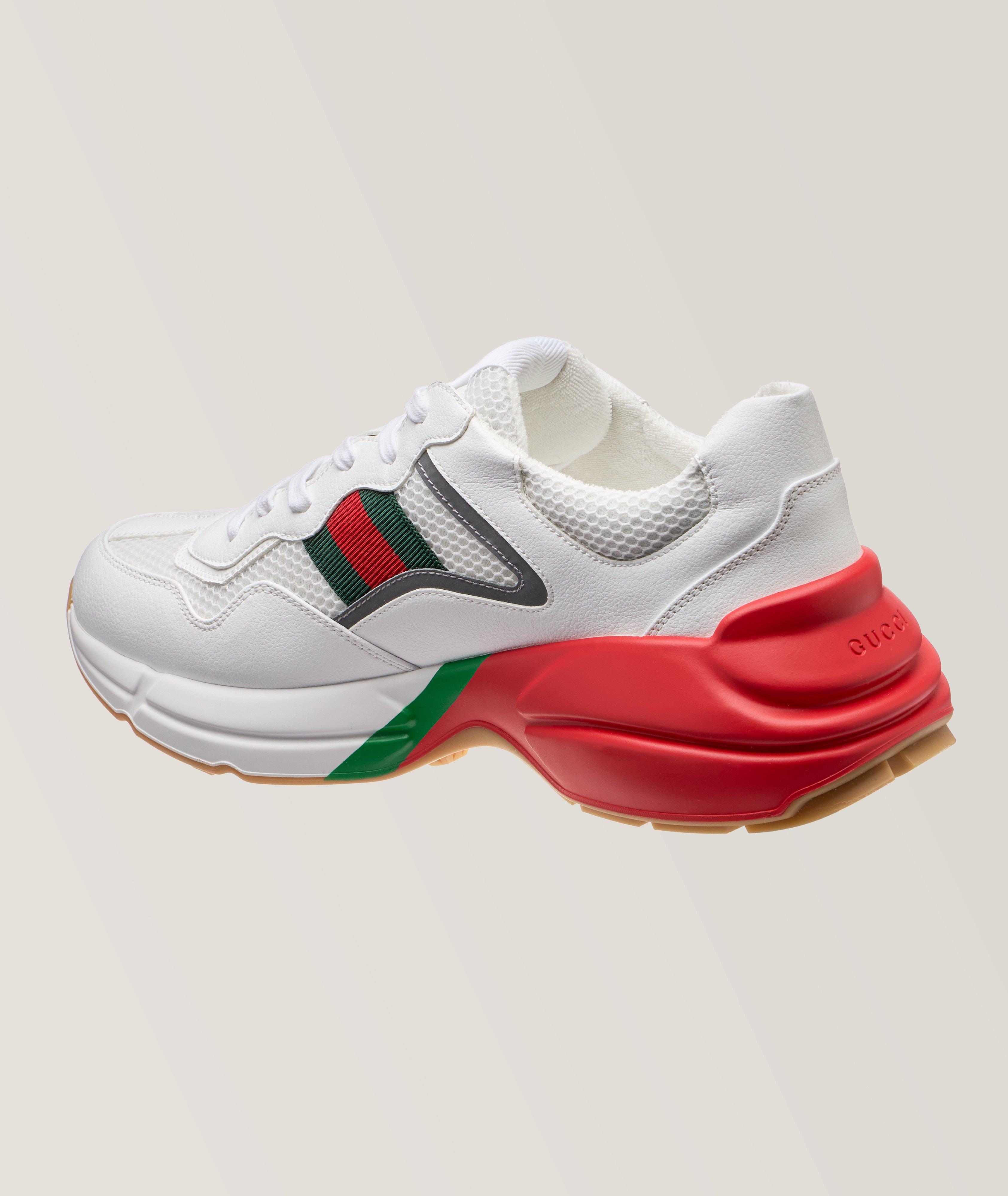 Rhyton Brand Striped Sneakers image 1