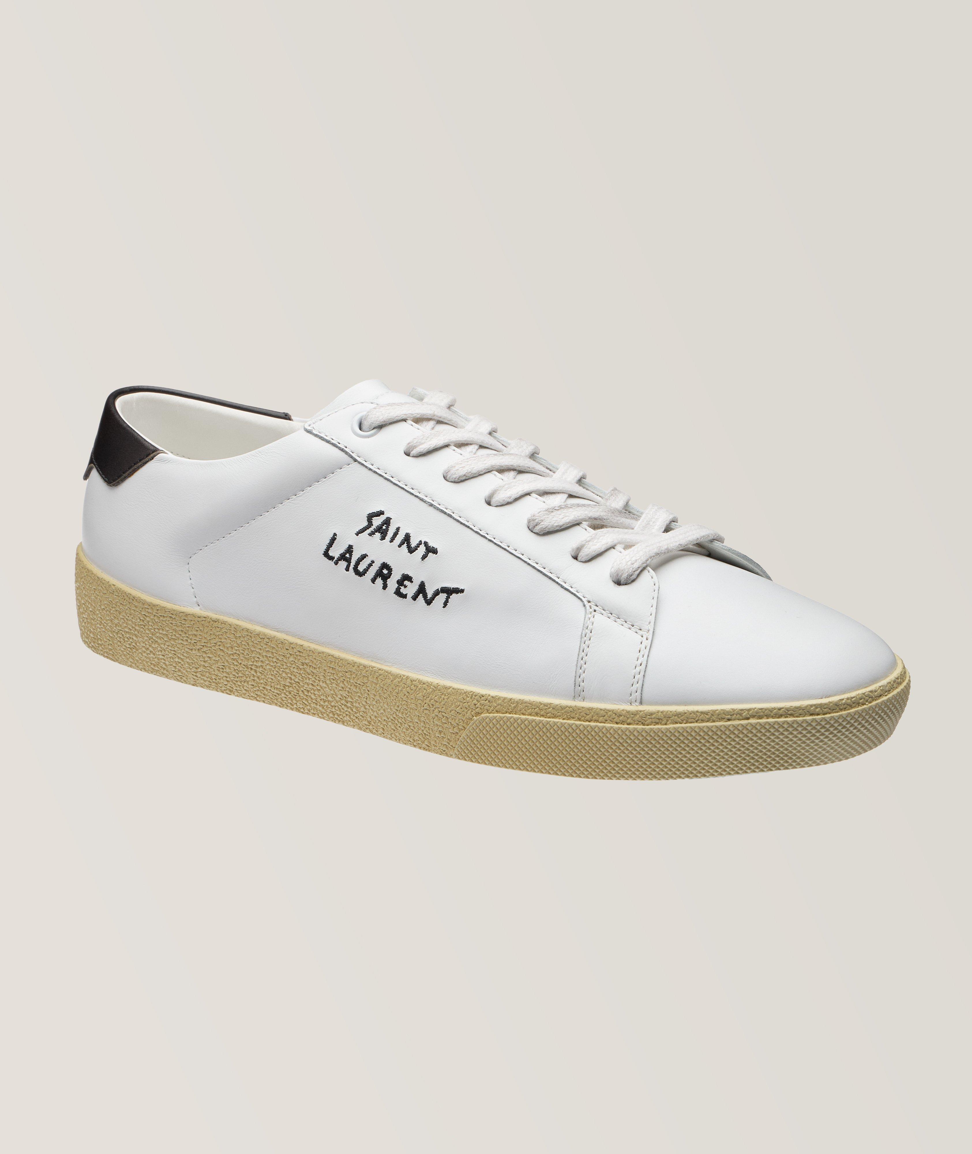 Court Classic Sl/06 Embroidered Canvas & Leather Sneakers  image 0