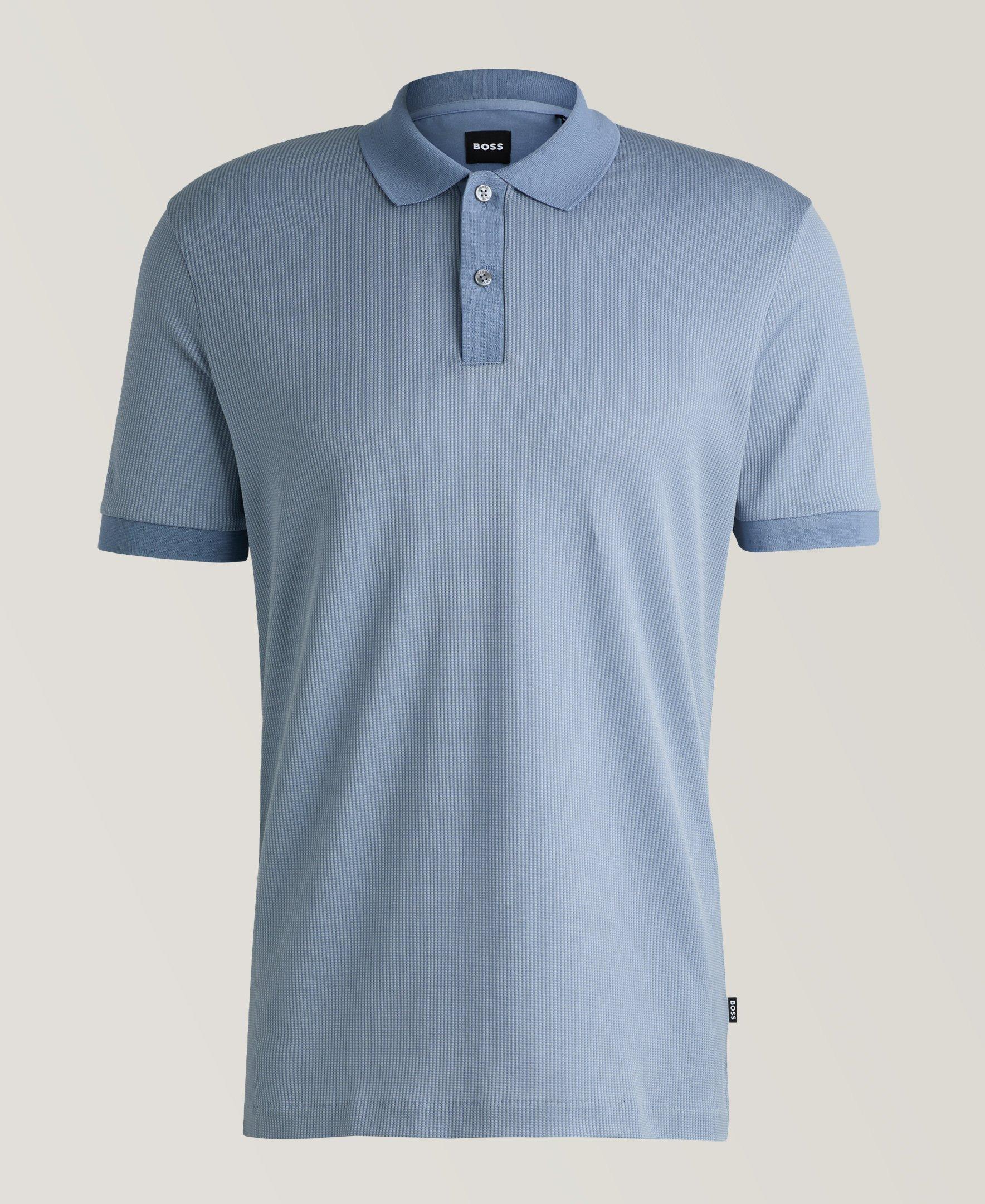 Contrast Trim Cotton Polo