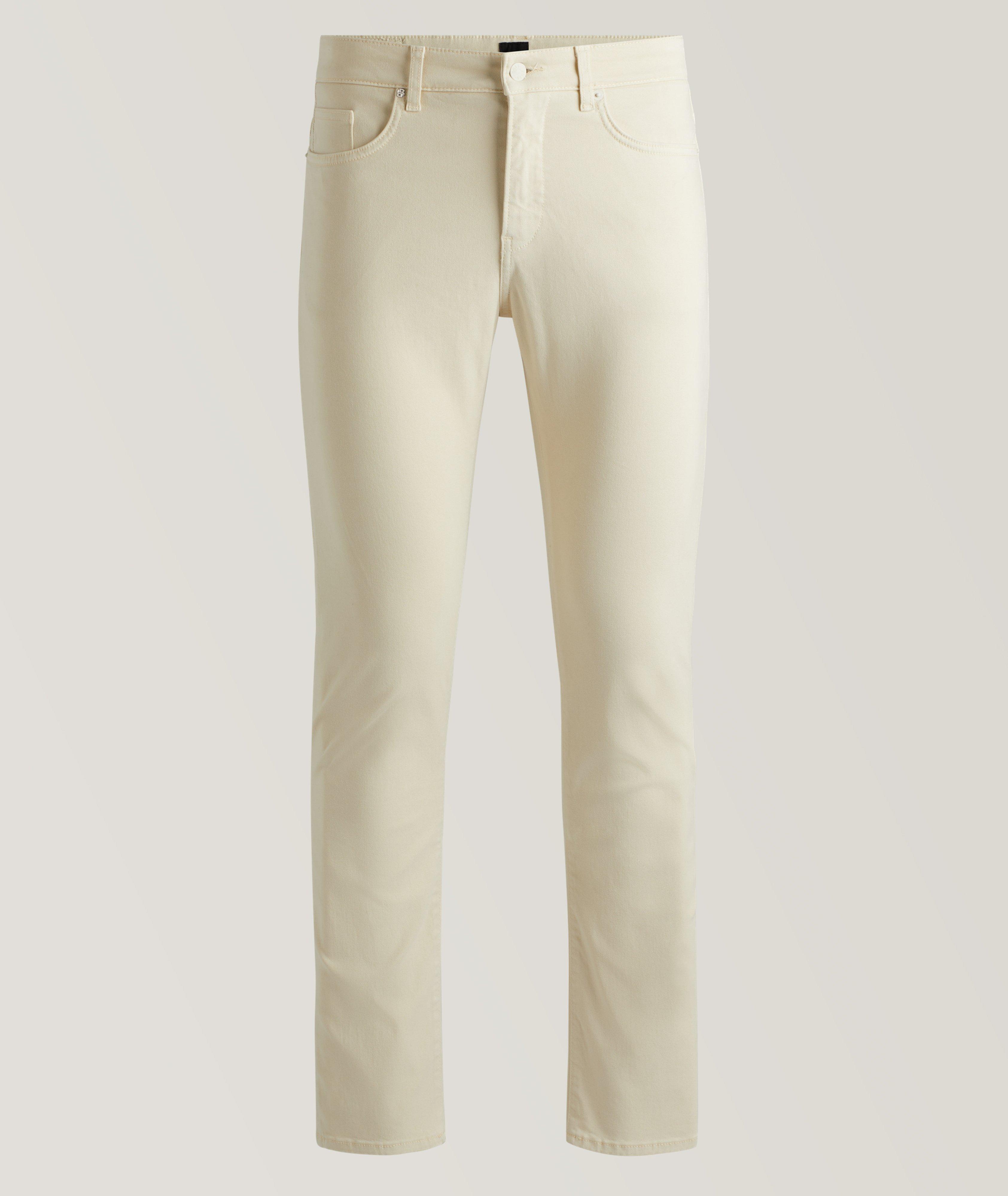 BOSS Pantalon Habillé Delaware 3 En Mélange De Lyocell En Blanc , Taille Homme 32