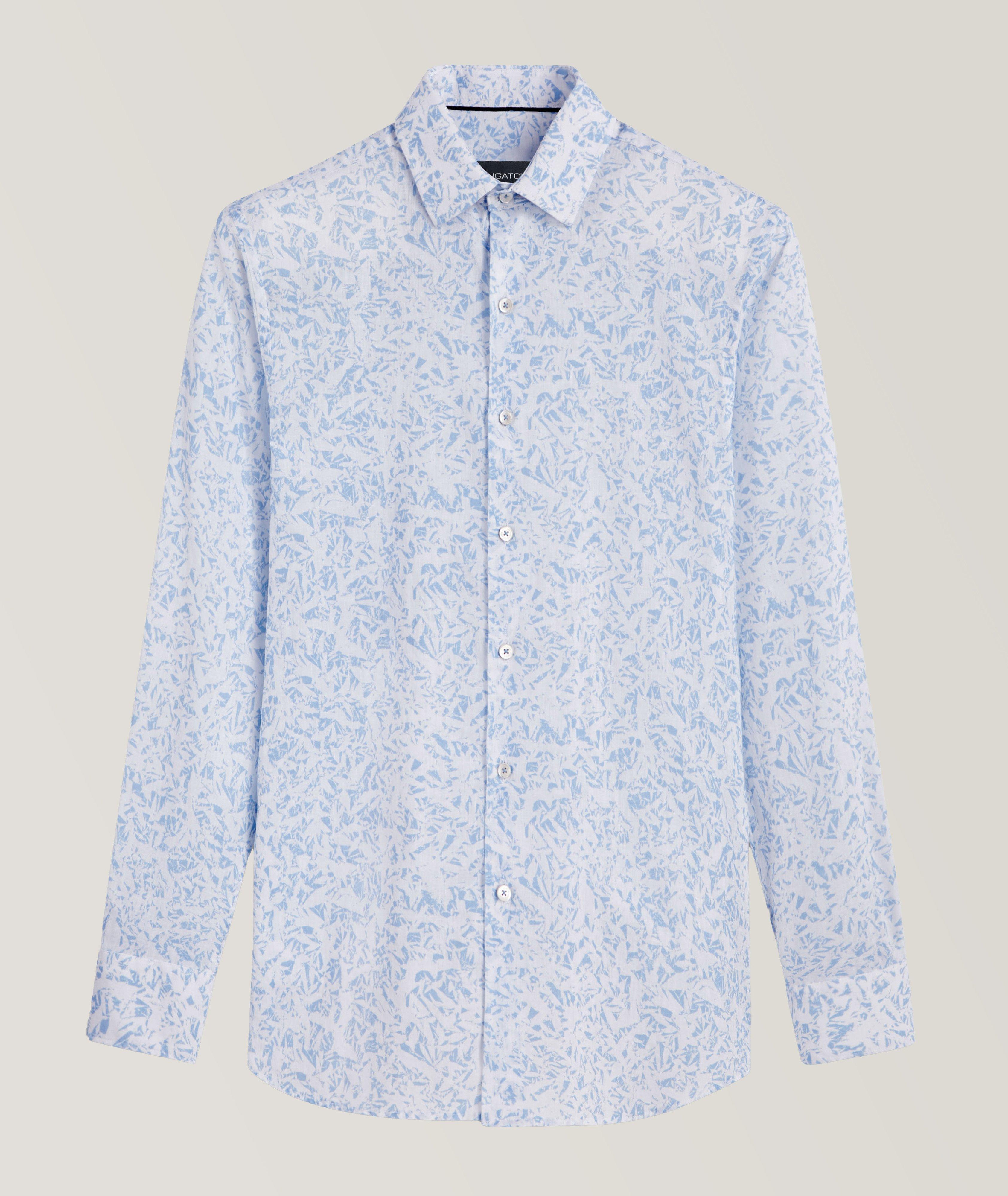 Julian Abstract Linen Sport Shirt image 0