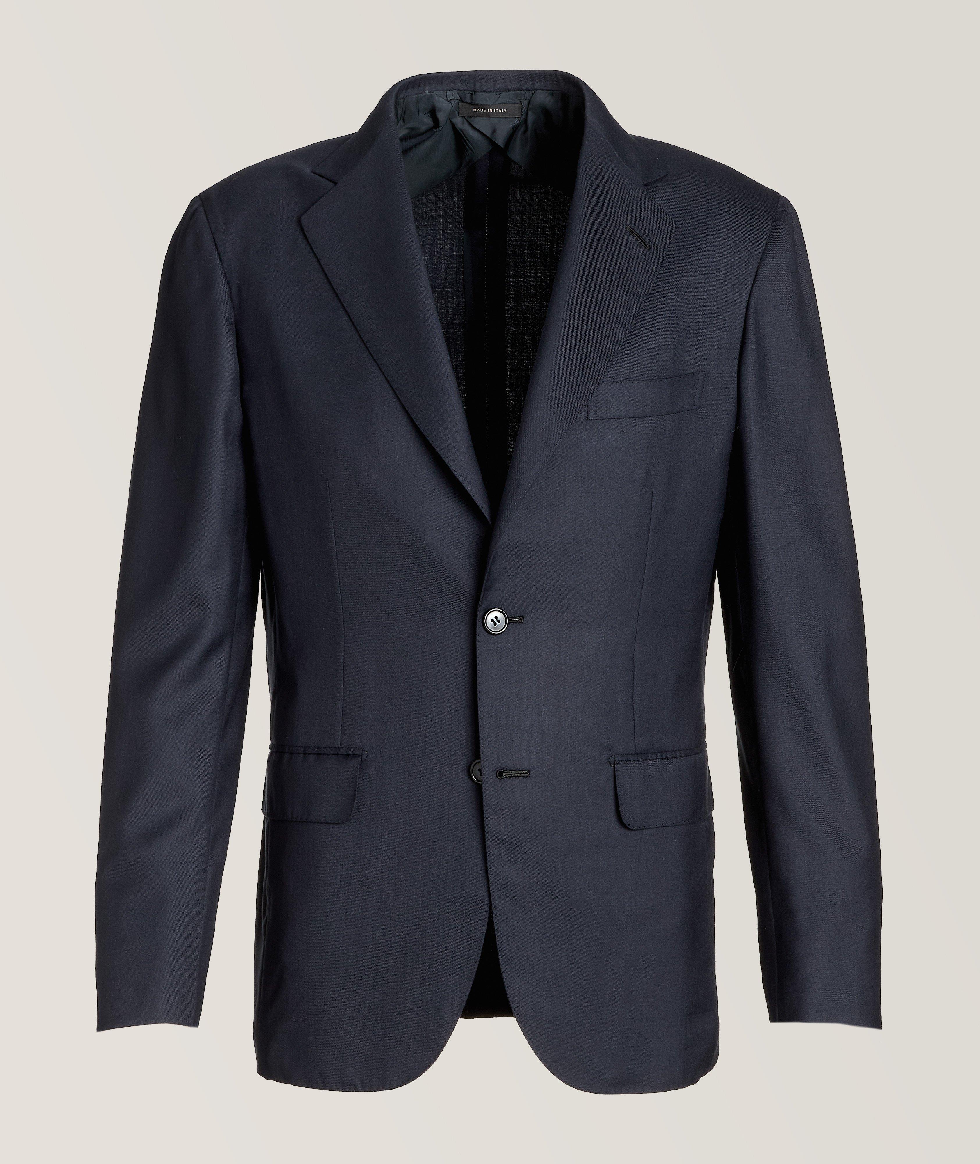 Brioni Veston Plume En Laine Et En Soie En Bleu , Taille Homme 62