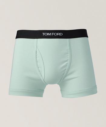 TOM FORD Solid Stretch-Cotton Jersey Boxer Briefs