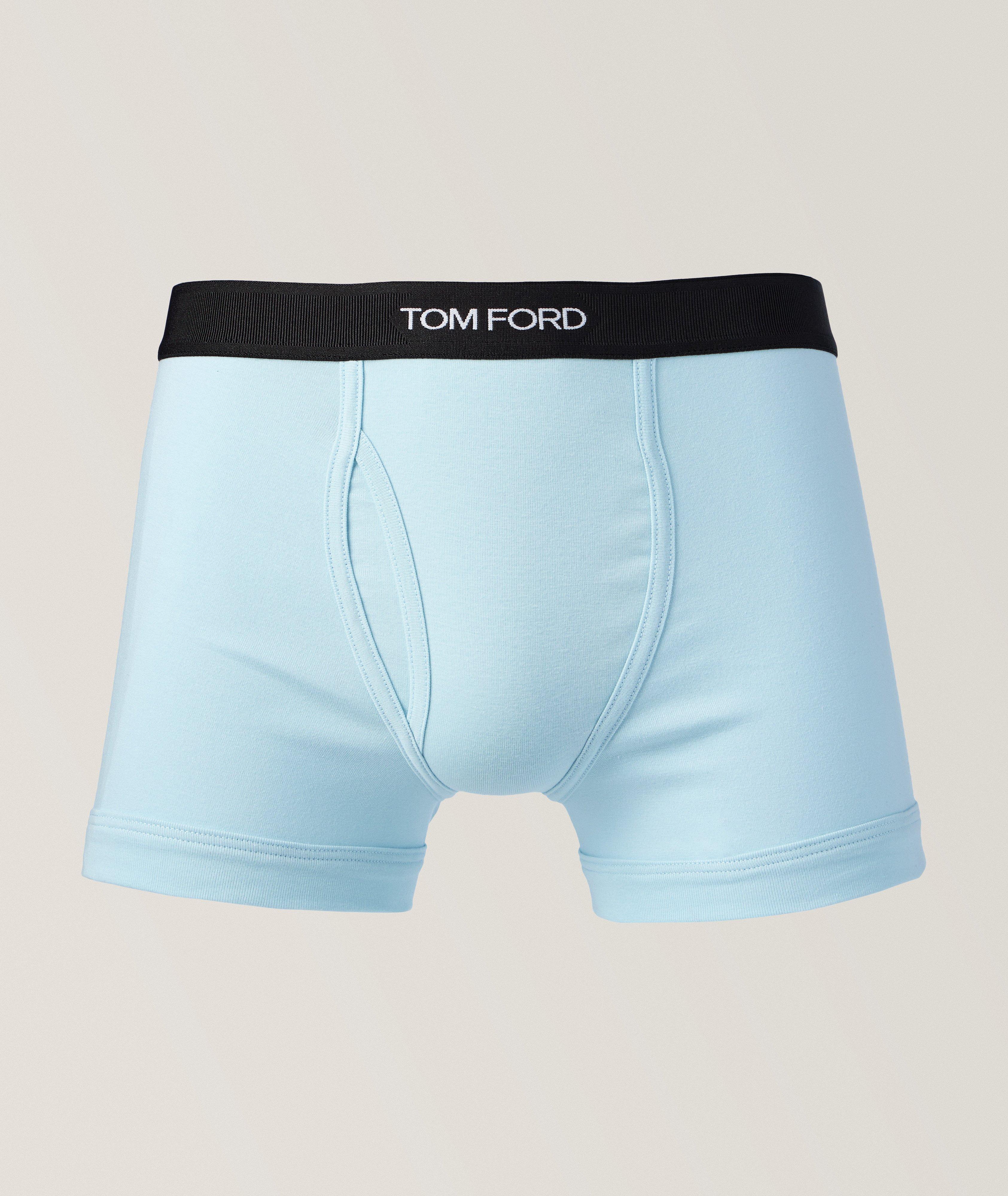 Tom Ford Boxeur Court En Jersey De Coton En Bleu , Taille Homme Petit