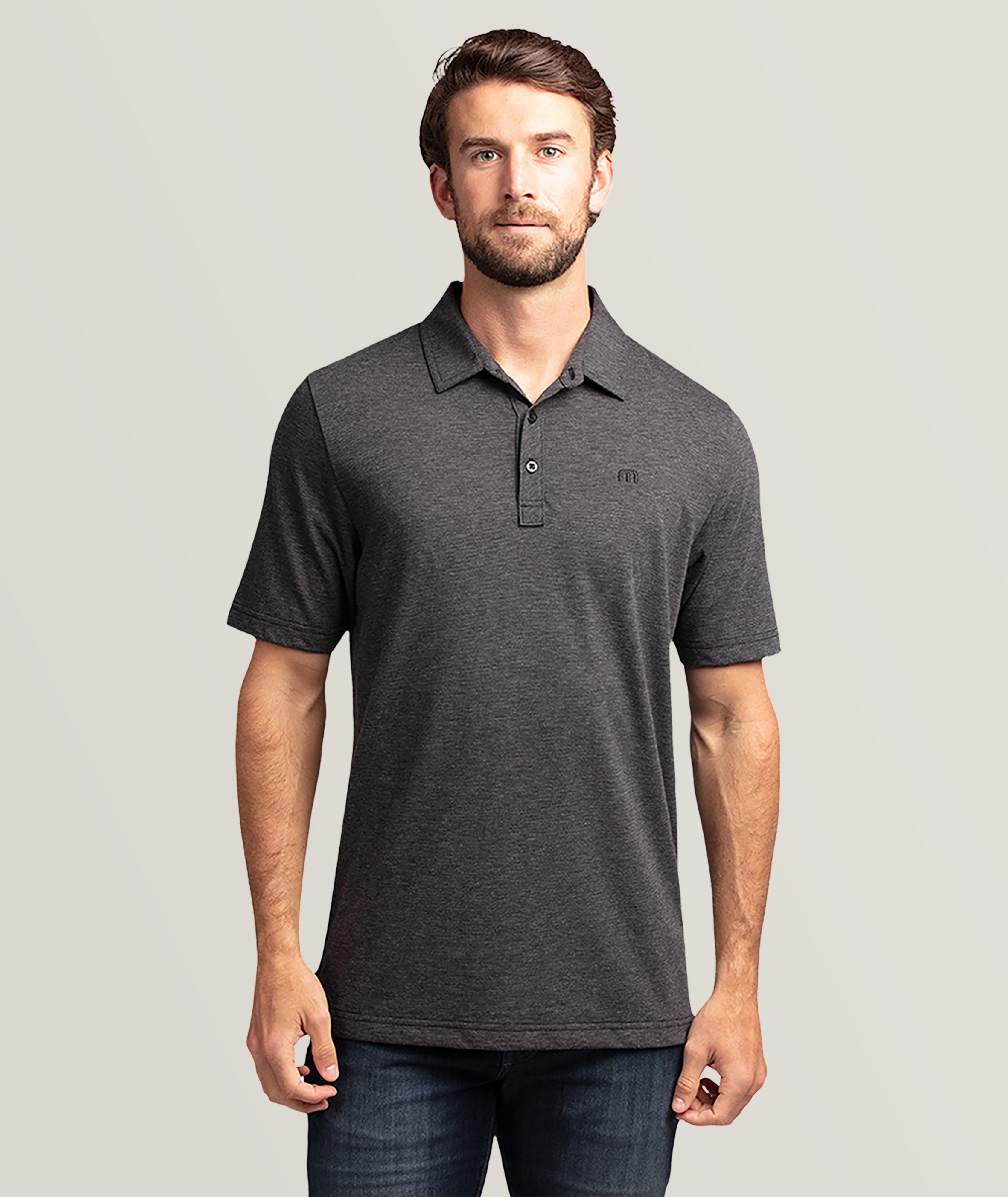 TOM FORD honeycomb knit polo shirt - Black