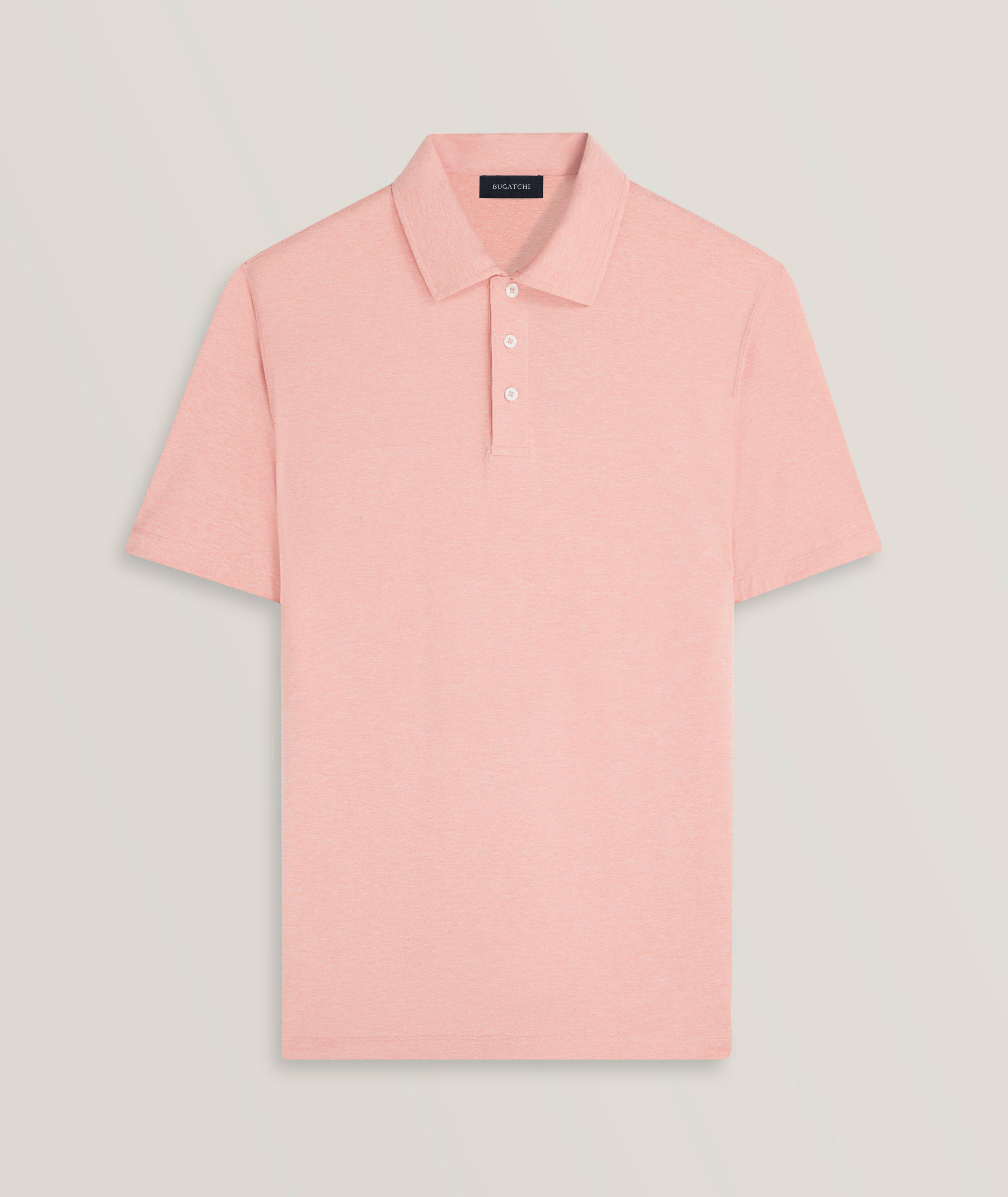 Bugatchi Polo En Tissu Technique À Fps 50 En Rouge , Taille Homme Grand