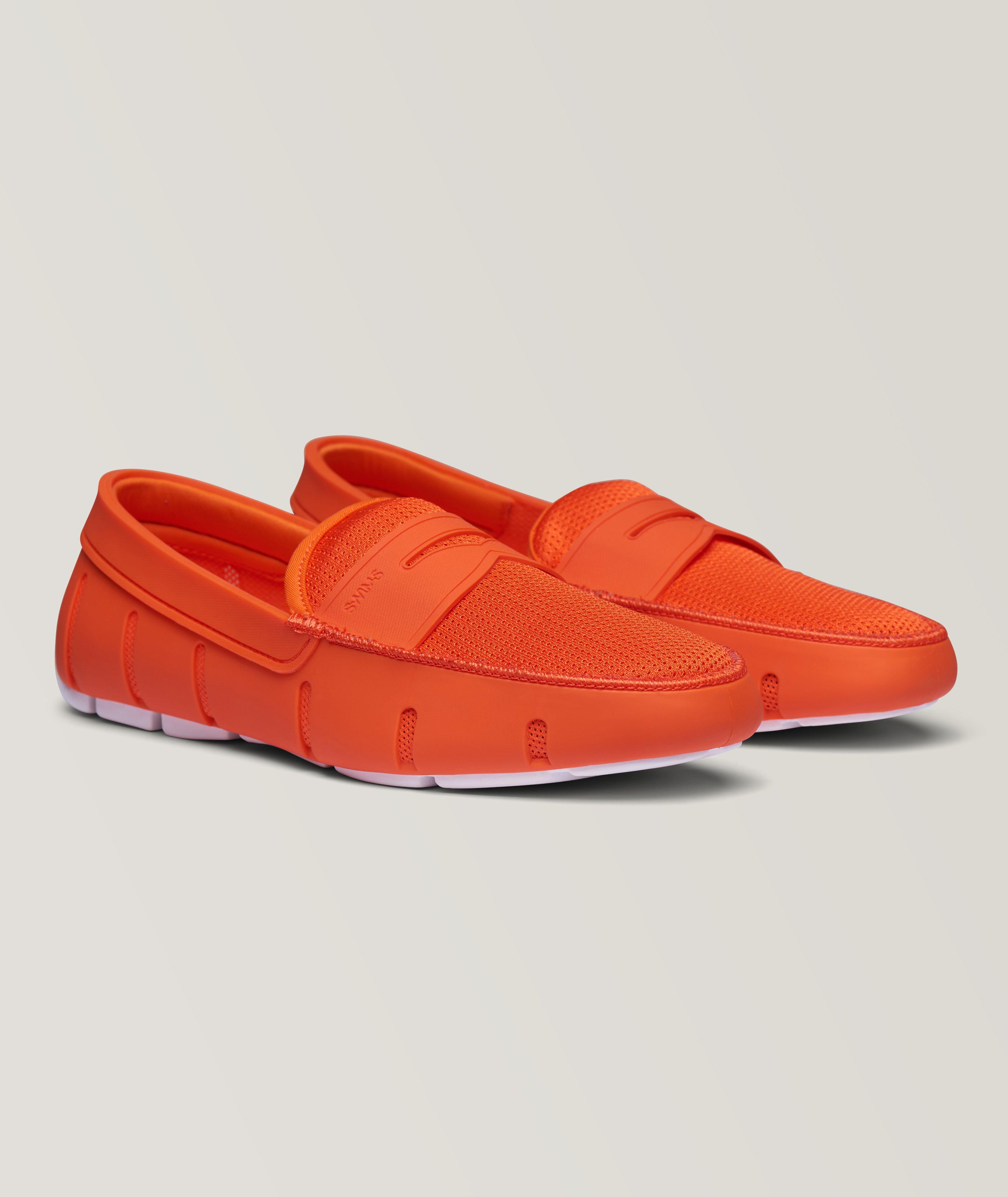 Rubberised Penny Loafers image 1