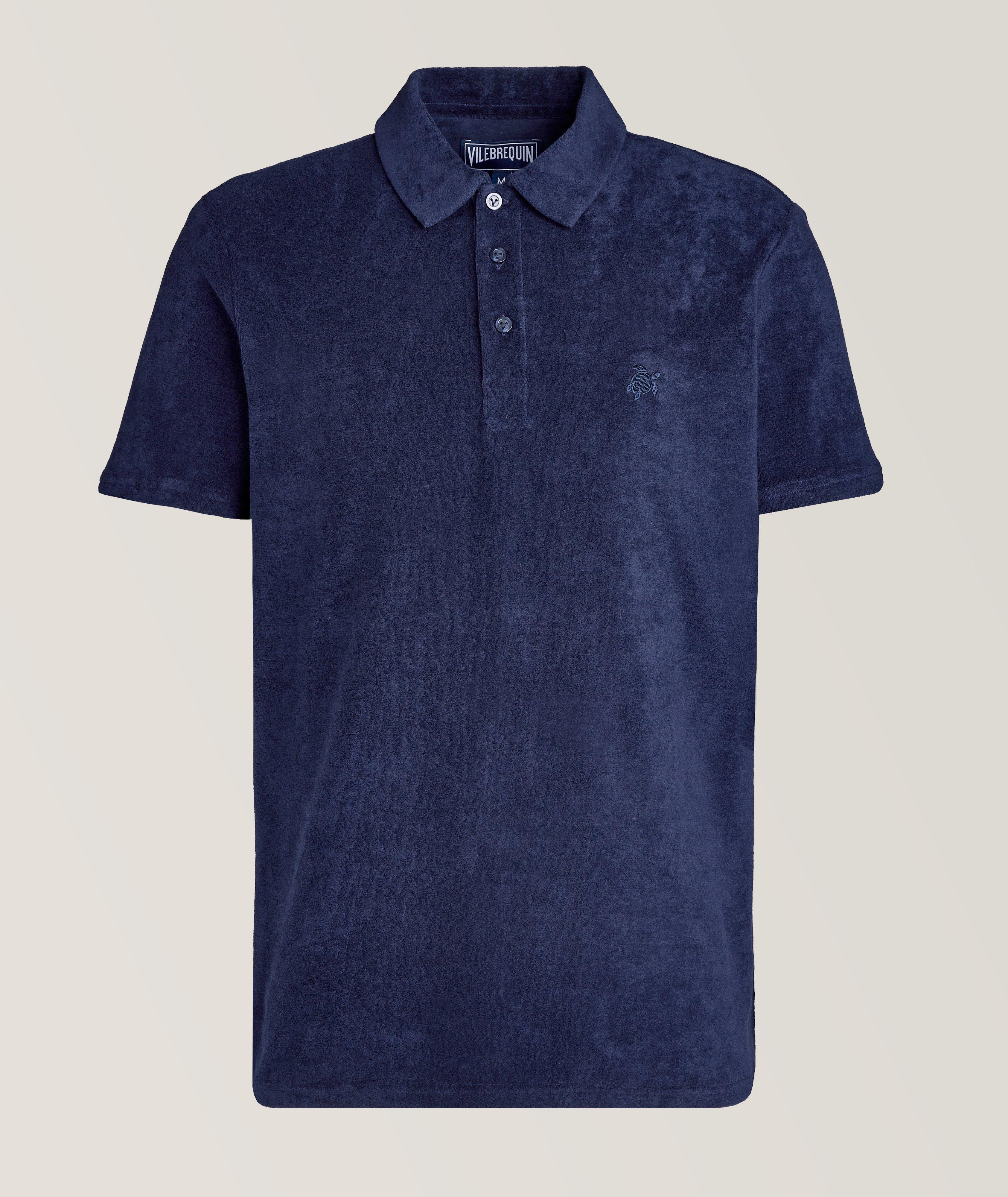 Vilebrequin Polo En Mélange De Coton Biologique En Bleu , Taille Homme TTG