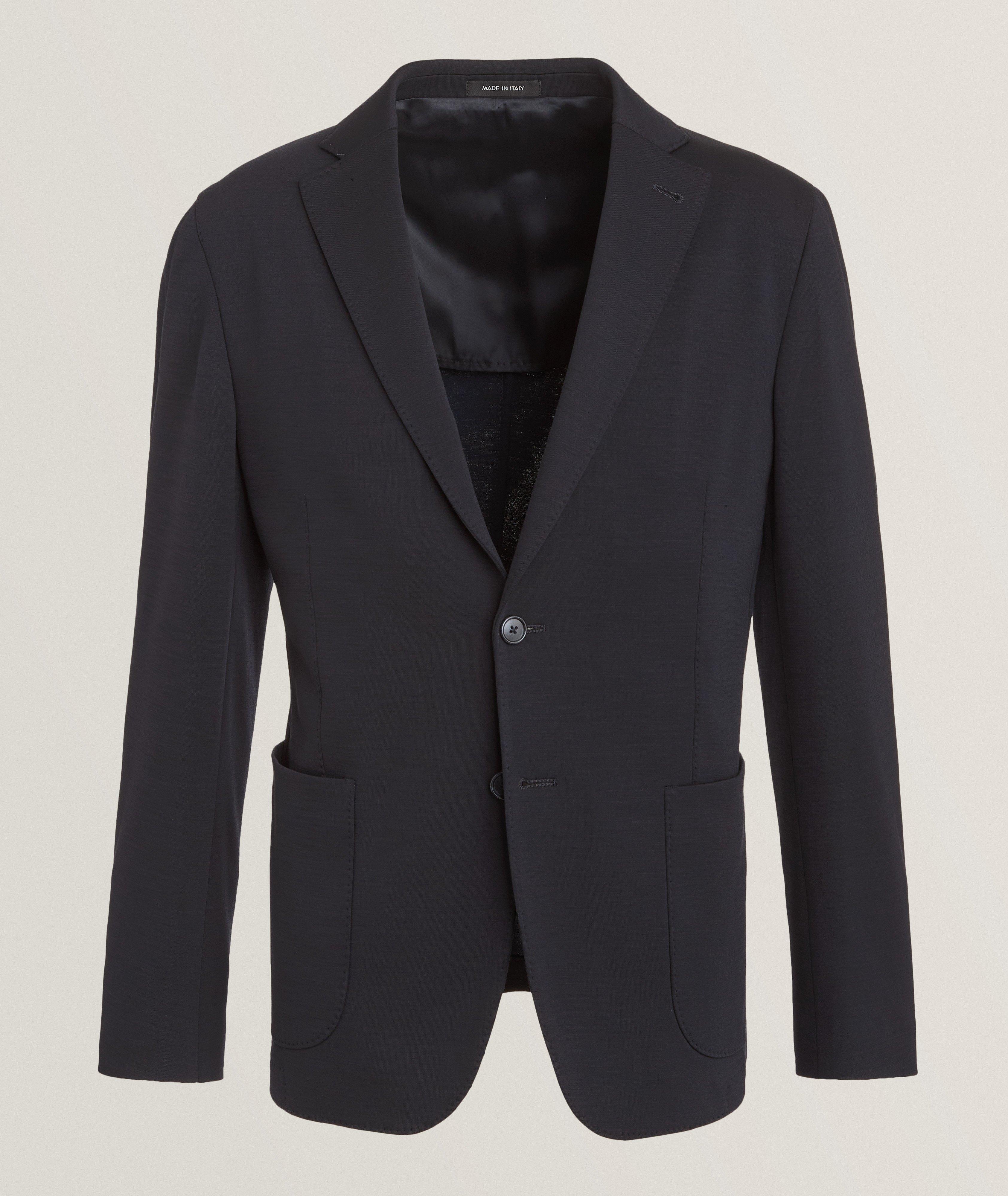 Patrick Assaraf Stretch Wool-Blend Sport Jacket 