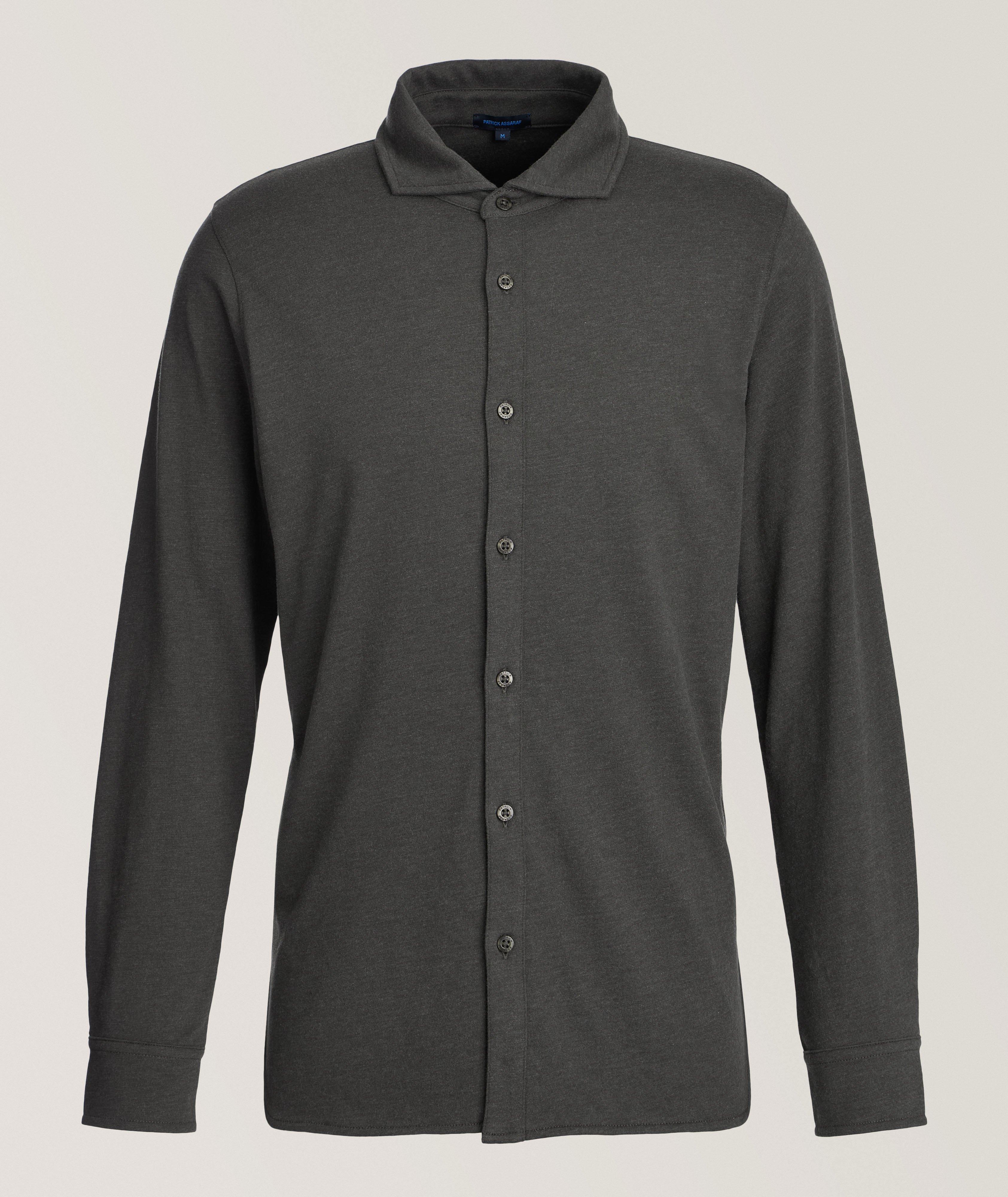 Overdye Pima Cotton-Blend Shirt image 0