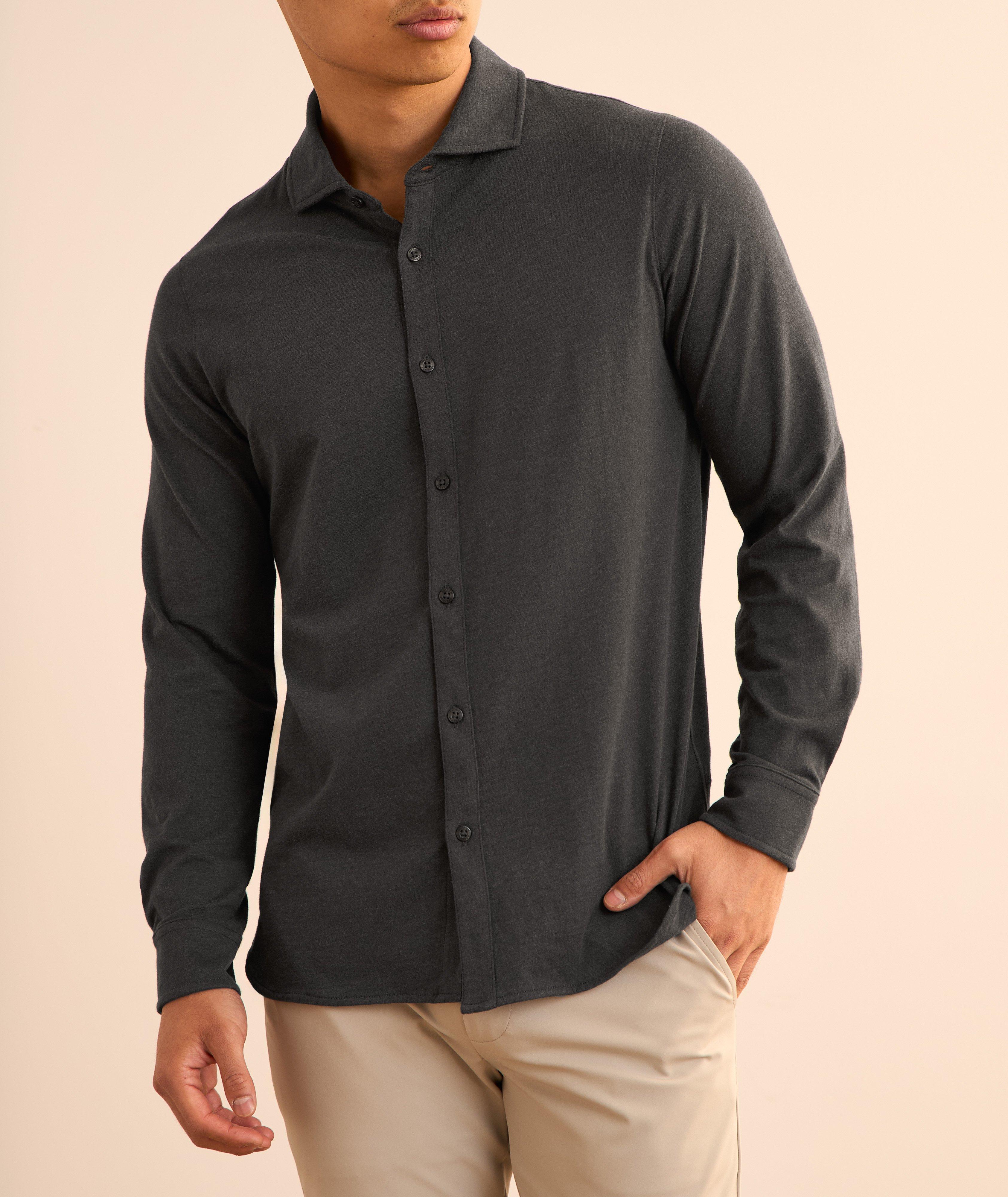 Overdye Pima Cotton-Blend Shirt image 1