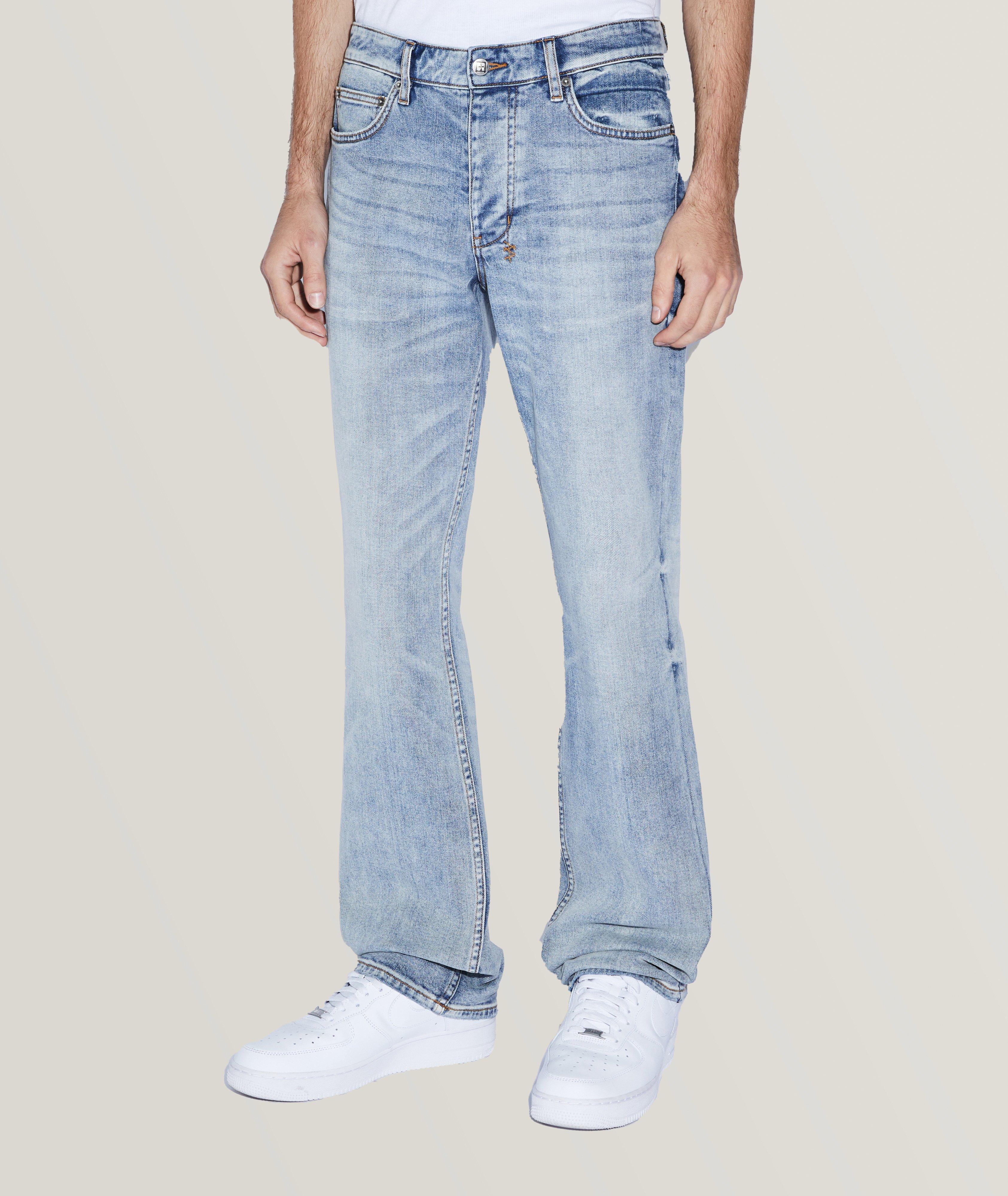 Ksubi Jean Bronko À Jambes Semi-Évasées En Bleu , Taille Homme 33