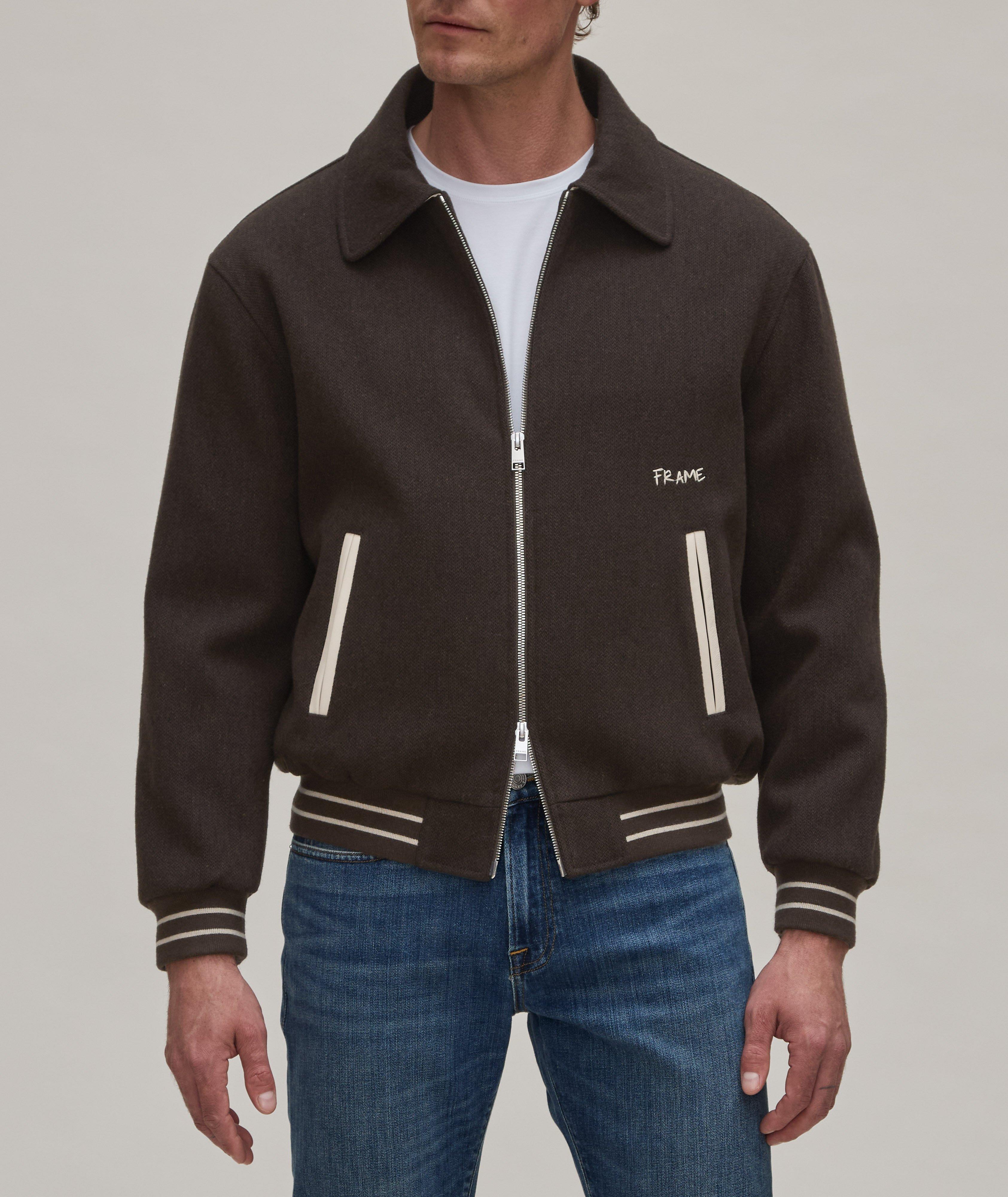 Wool-Blend Varsity Jacket image 1