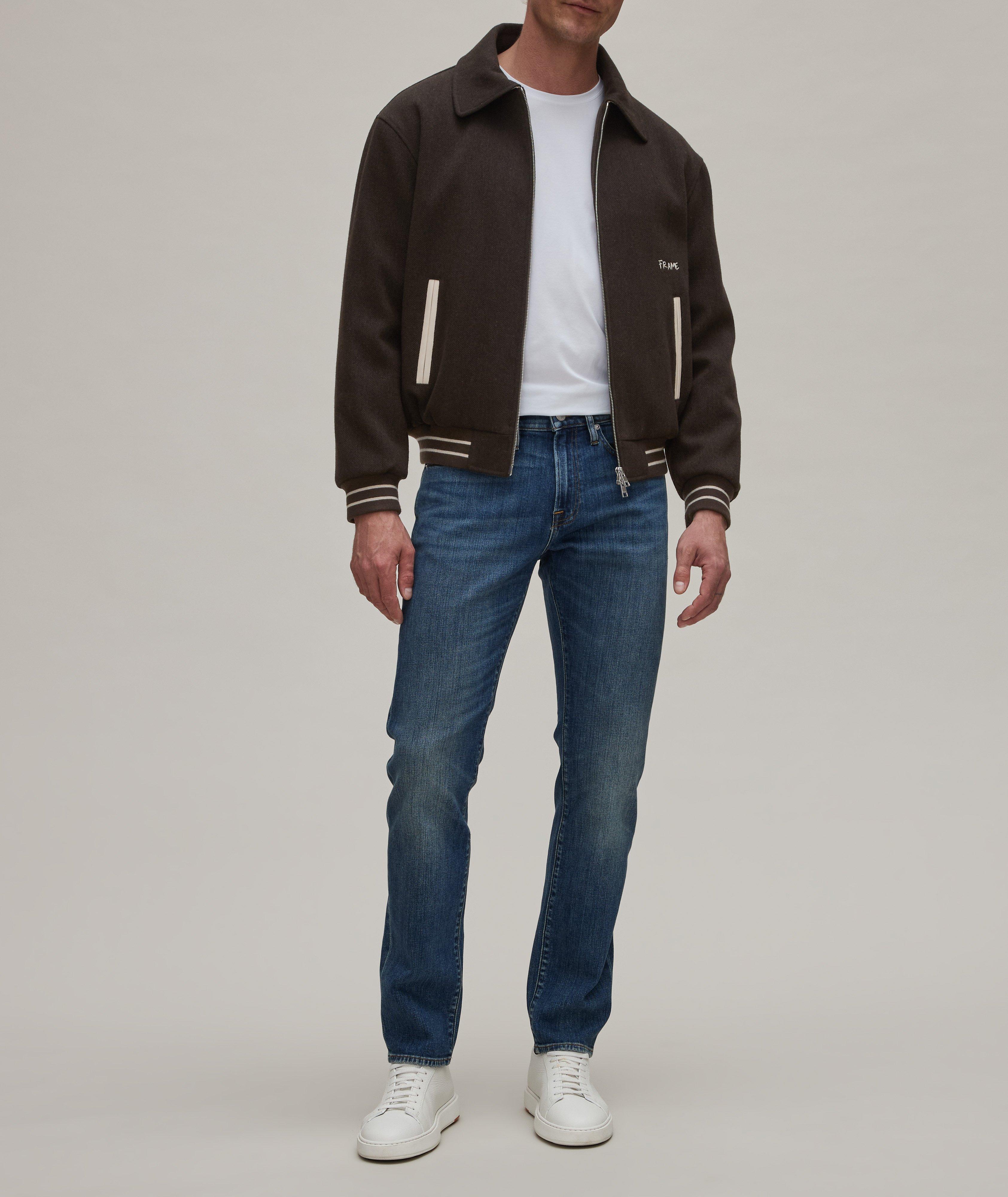 Wool-Blend Varsity Jacket image 5