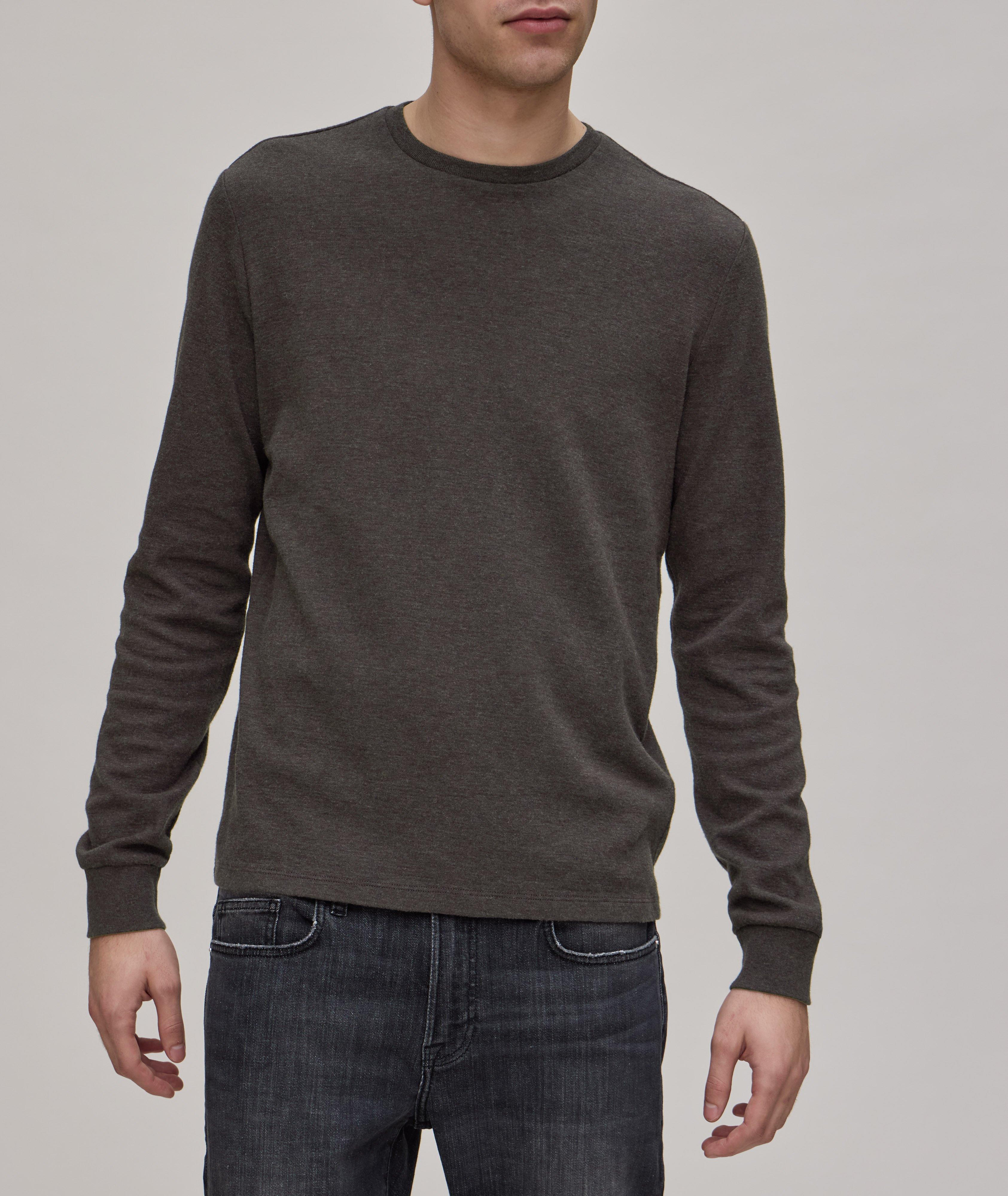 Duo Fold Long-Sleeve Cotton T-Shirt image 1