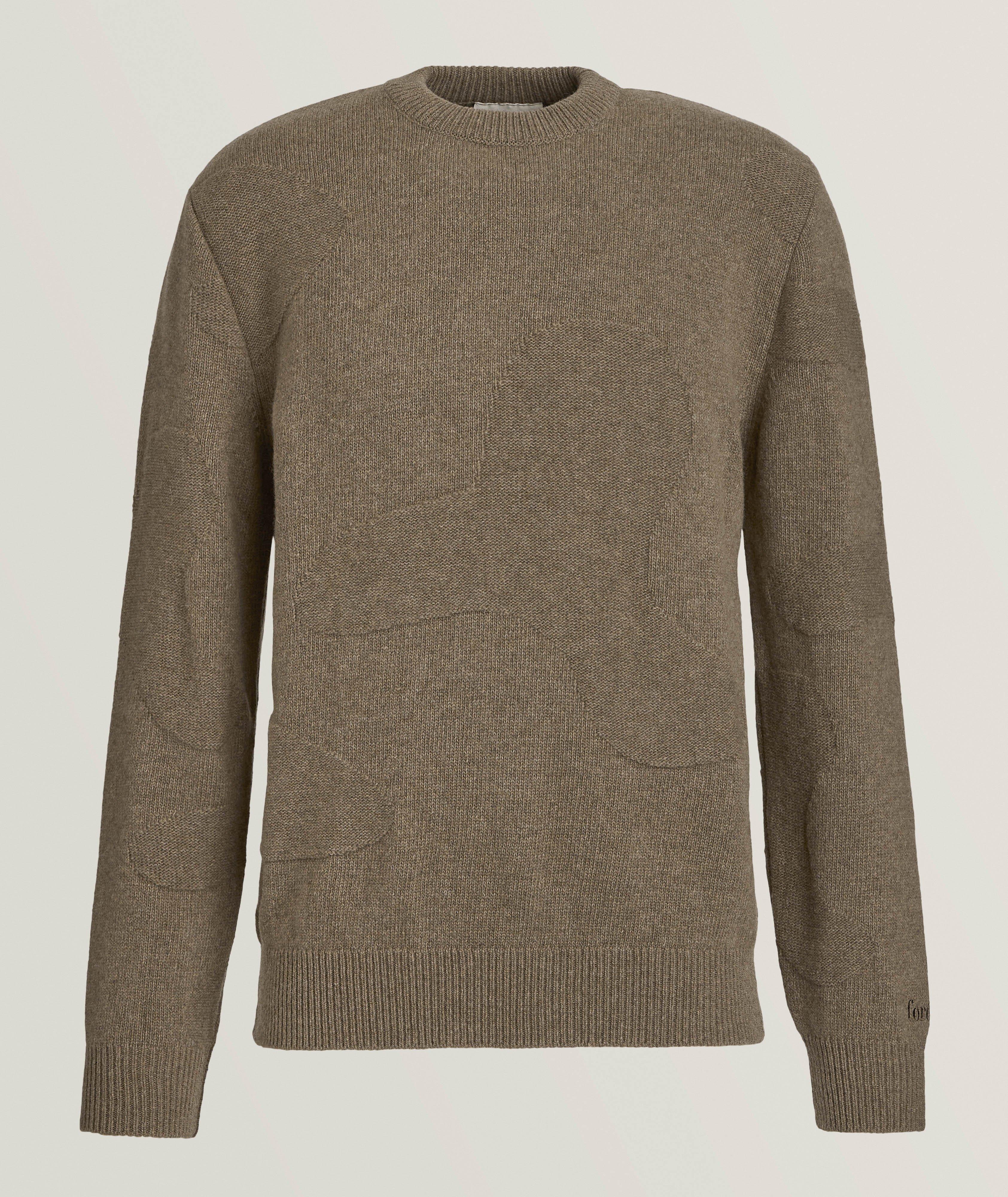 Forét Pull En Lainage En Brun , Taille Homme Moyen , Laine