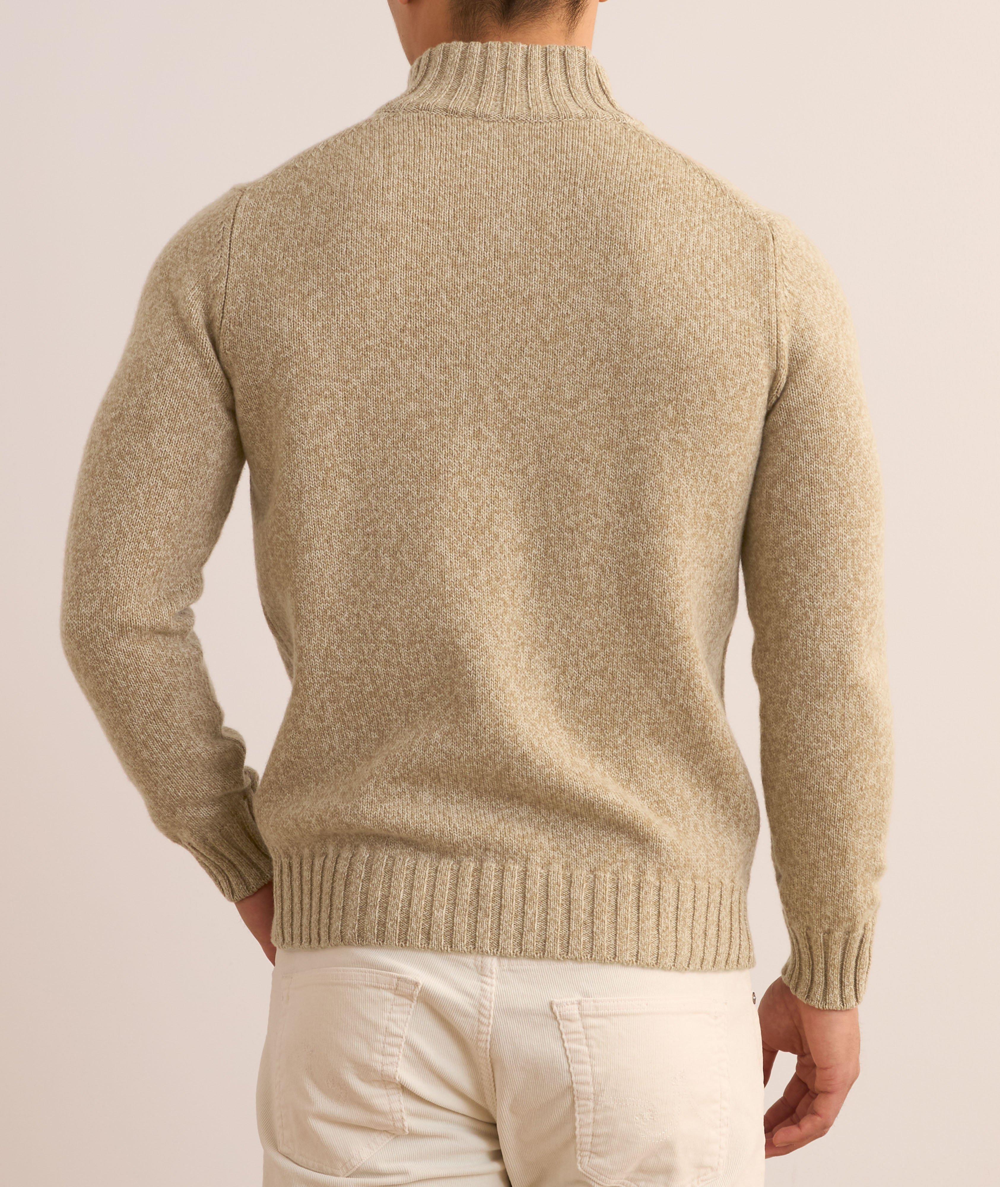 Extrafine Merino Wool Quarter-Zip Sweater image 2
