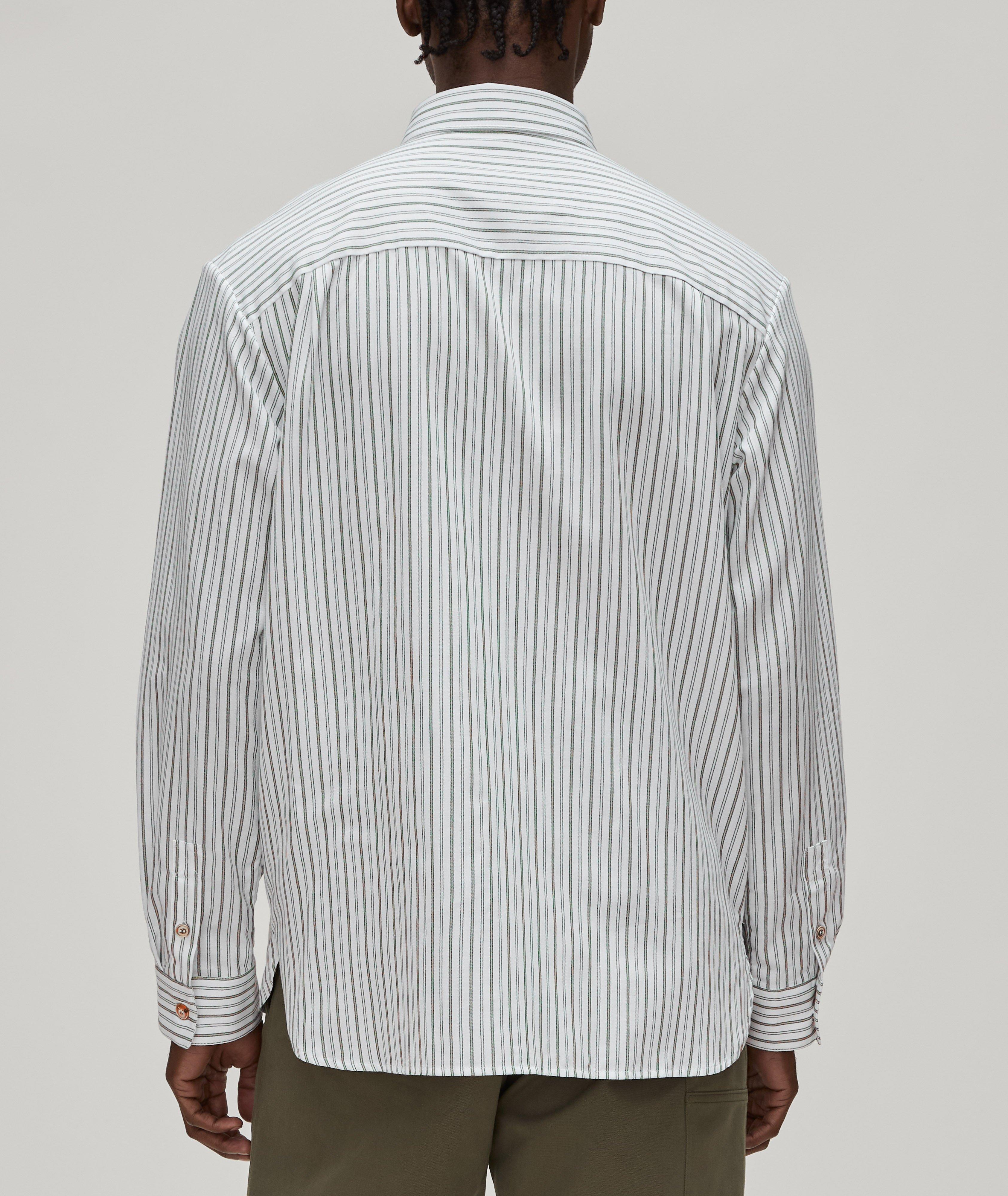 Malo Stripe Cotton-Wool Shirt image 2